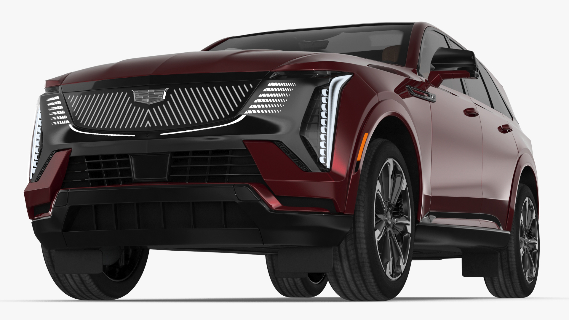 3D model Electric 2025 Cadillac Escalade IQ Black Cherry Tincoat