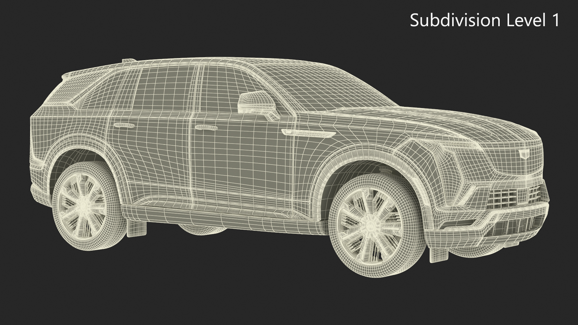 3D model Electric 2025 Cadillac Escalade IQ Black Cherry Tincoat
