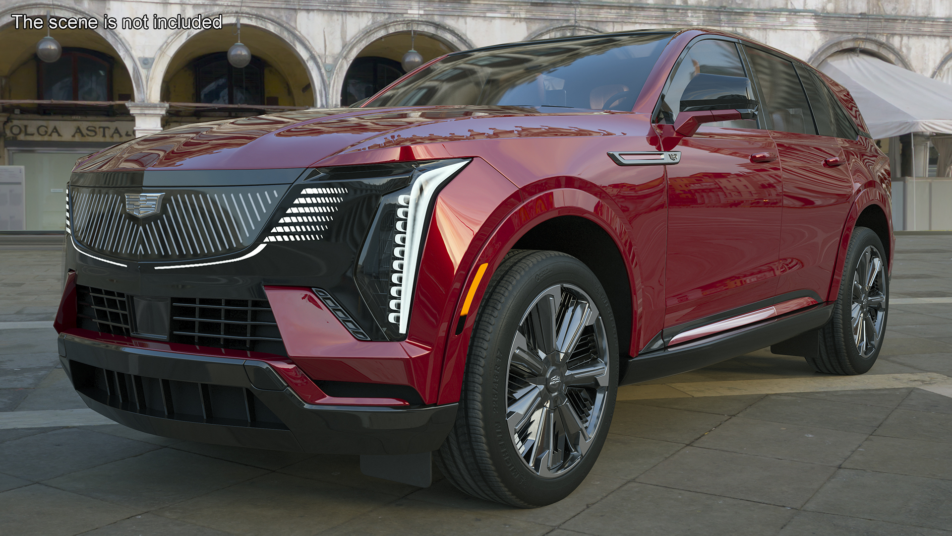 3D model Electric 2025 Cadillac Escalade IQ Black Cherry Tincoat
