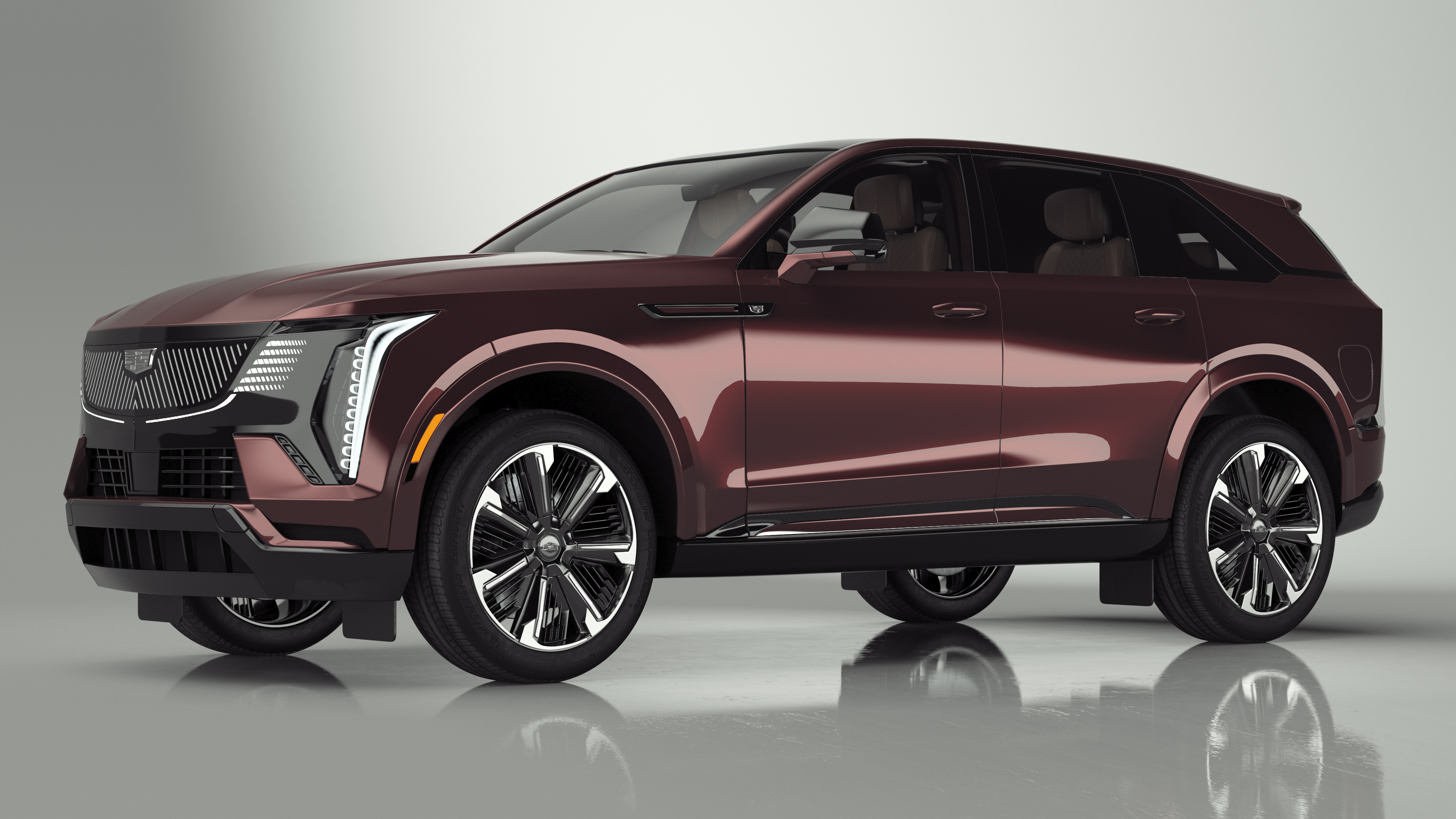 3D model Electric 2025 Cadillac Escalade IQ Black Cherry Tincoat