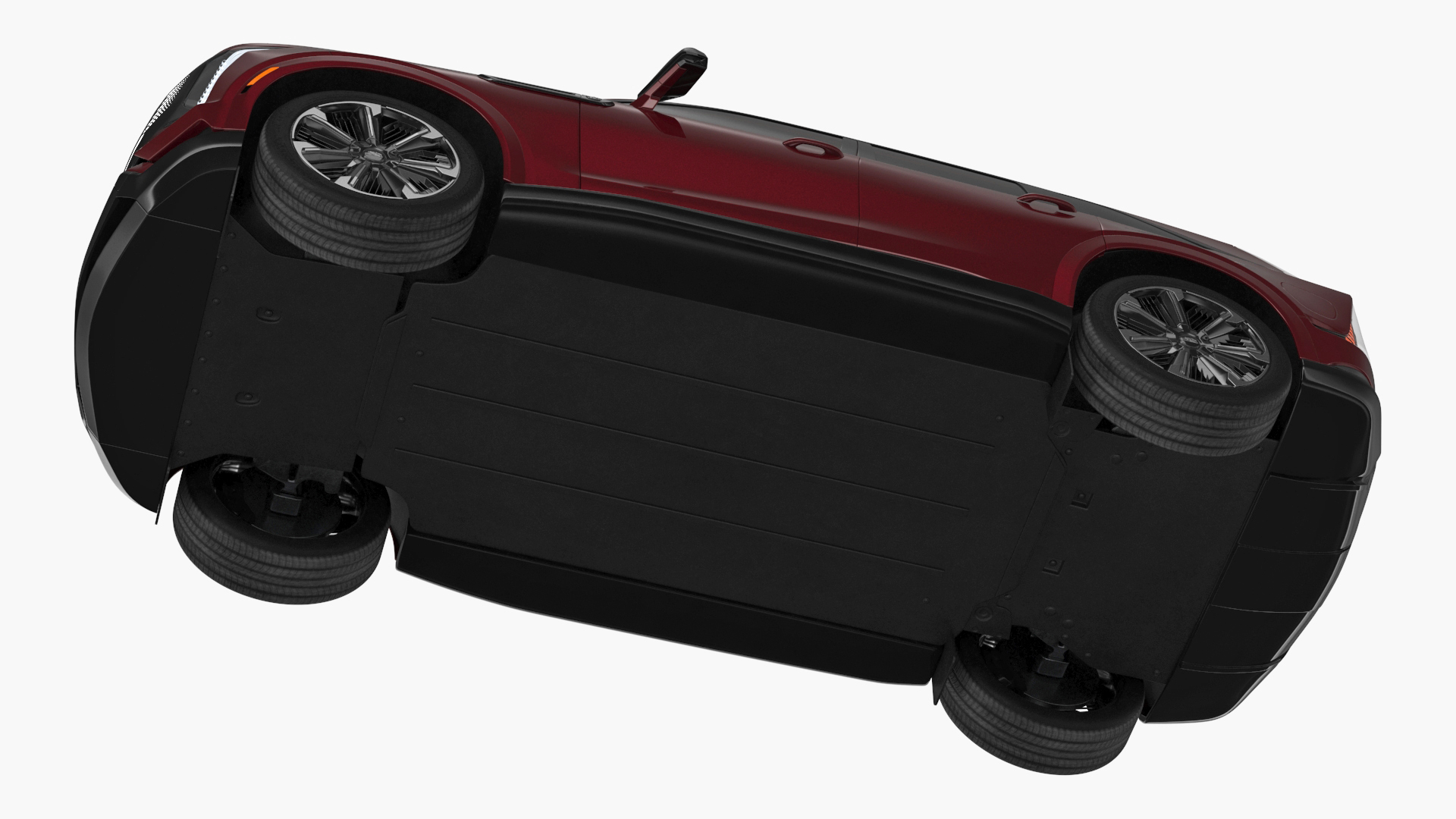 3D model Electric 2025 Cadillac Escalade IQ Black Cherry Tincoat