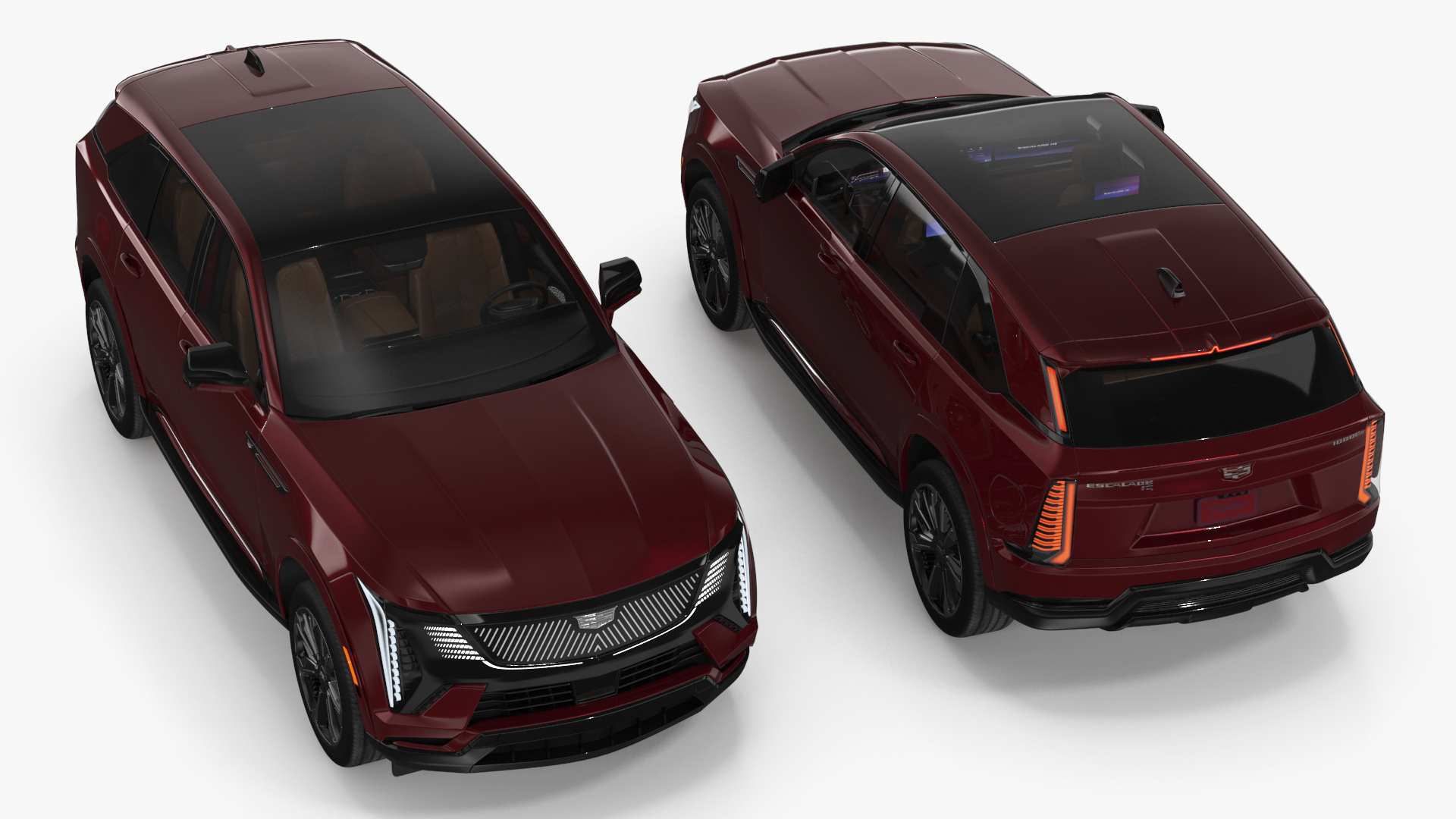 3D model Electric 2025 Cadillac Escalade IQ Black Cherry Tincoat