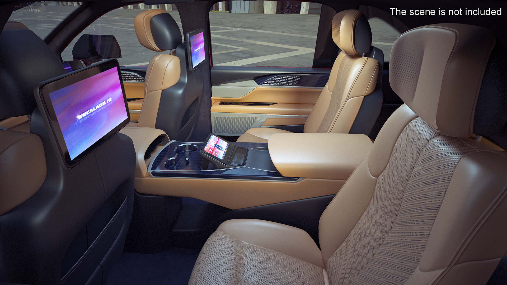 3D model Electric 2025 Cadillac Escalade IQ Black Cherry Tincoat