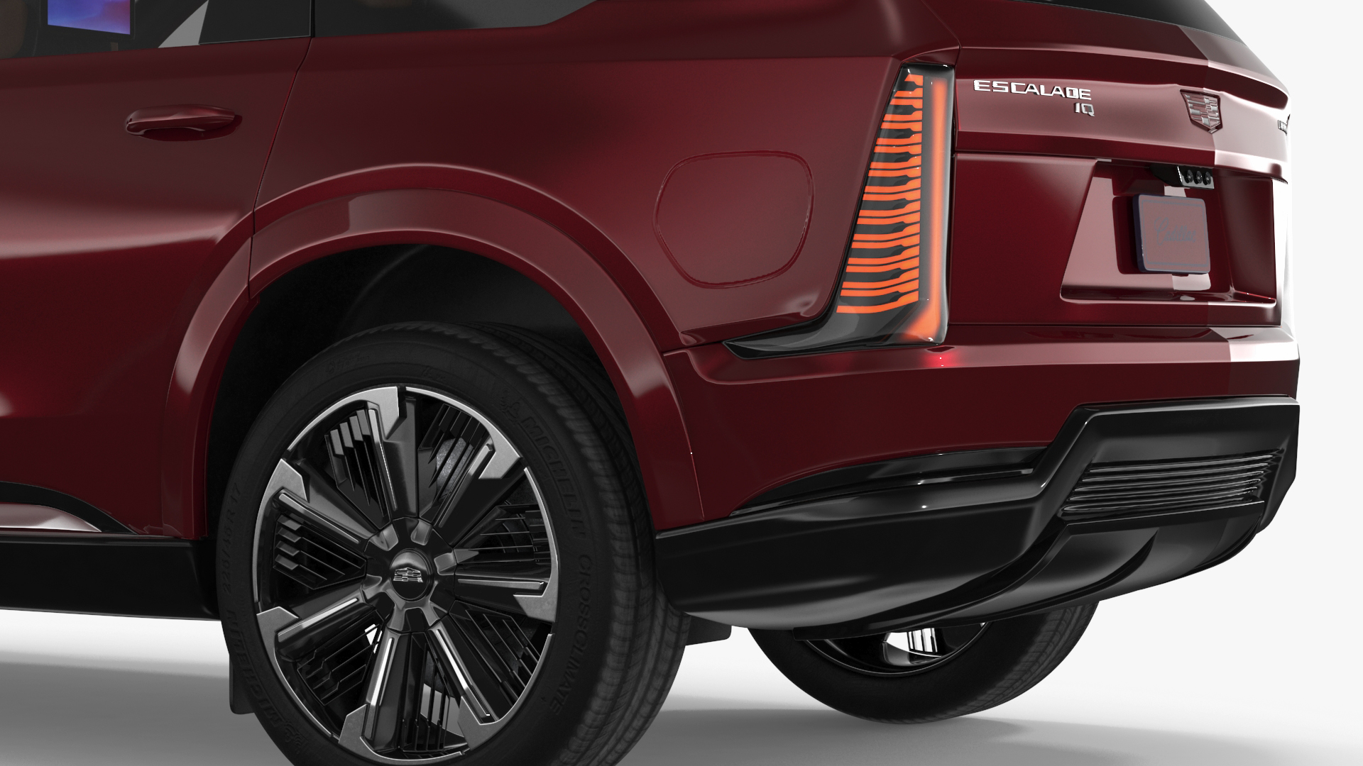 3D model Electric 2025 Cadillac Escalade IQ Black Cherry Tincoat