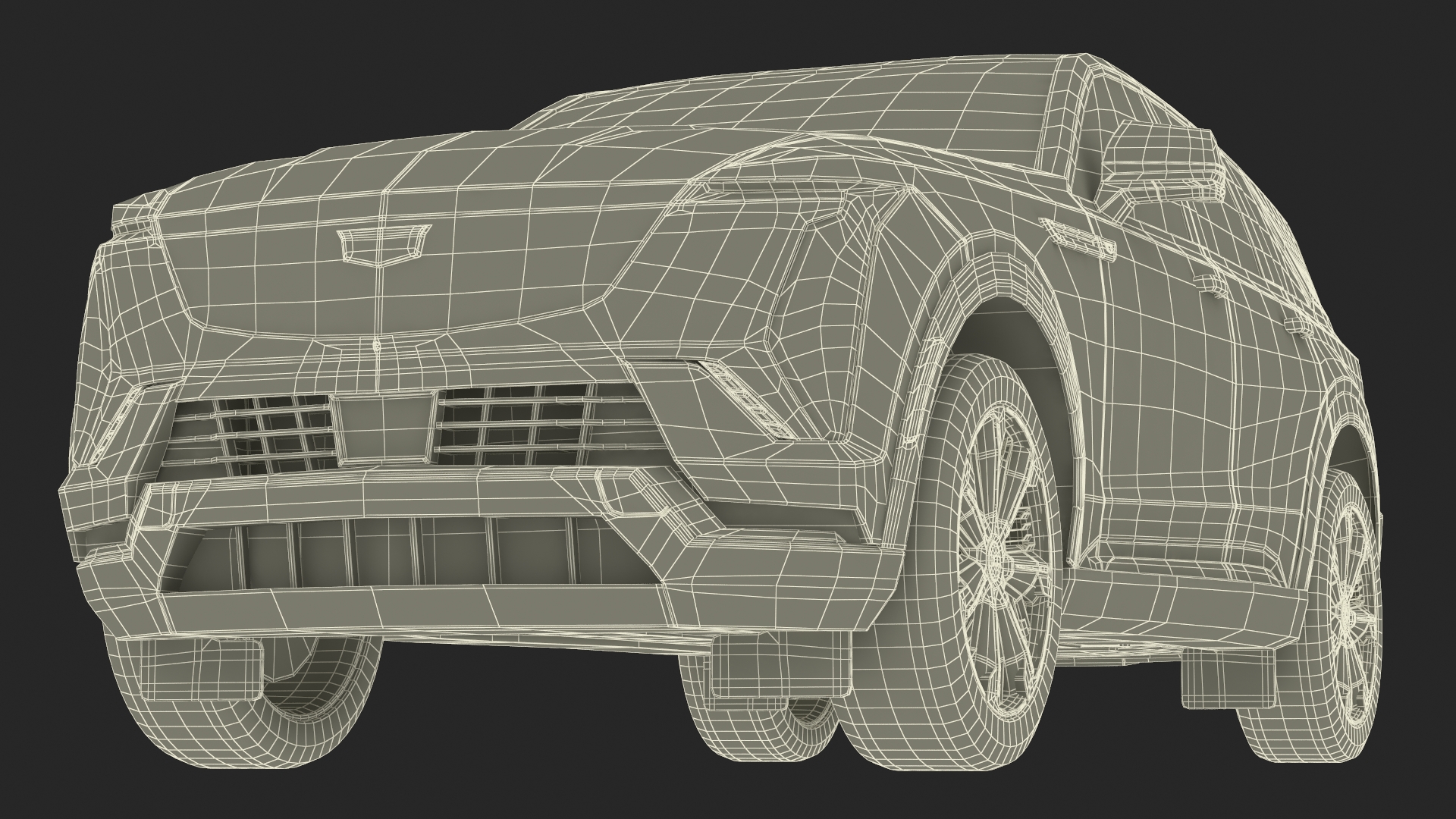 3D model Electric 2025 Cadillac Escalade IQ Black Cherry Tincoat