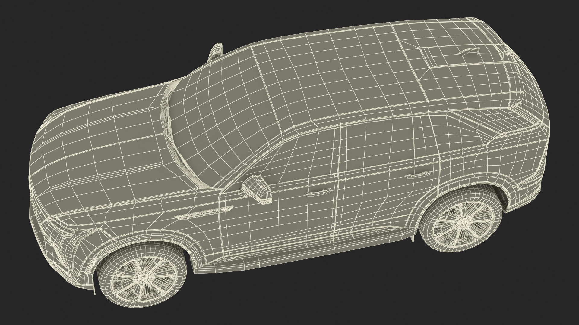 3D model Electric 2025 Cadillac Escalade IQ Black Cherry Tincoat
