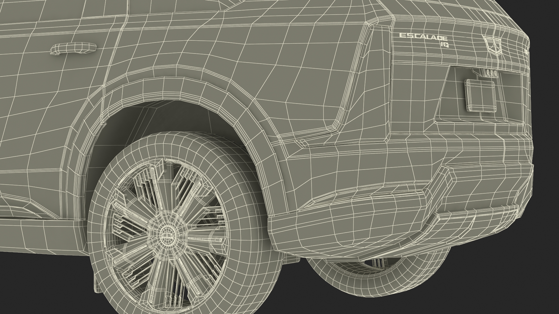 3D model Electric 2025 Cadillac Escalade IQ Black Cherry Tincoat