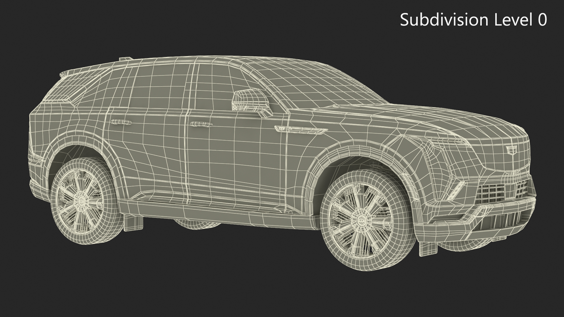 3D model Electric 2025 Cadillac Escalade IQ Black Cherry Tincoat