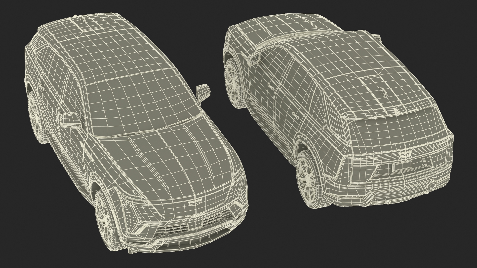 3D model Electric 2025 Cadillac Escalade IQ Black Cherry Tincoat