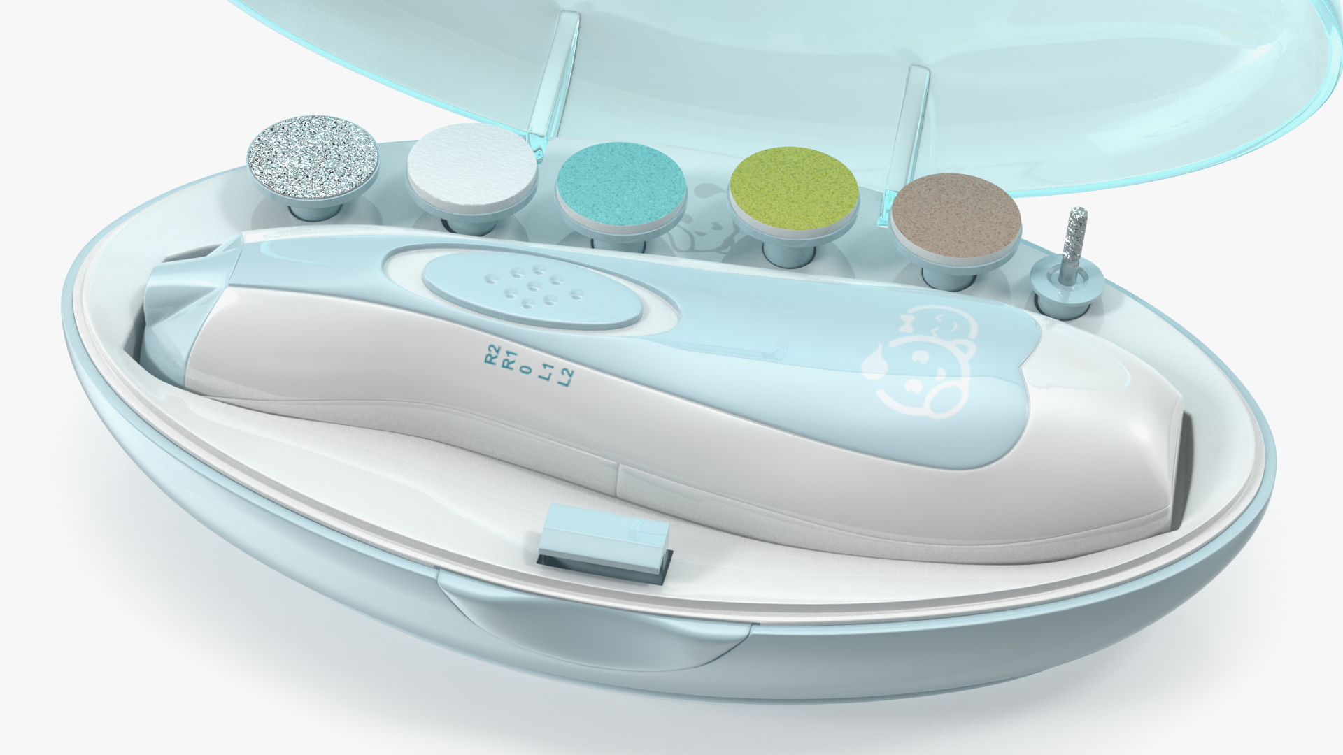 3D Baby Nail Clippers Royal Angels Blue