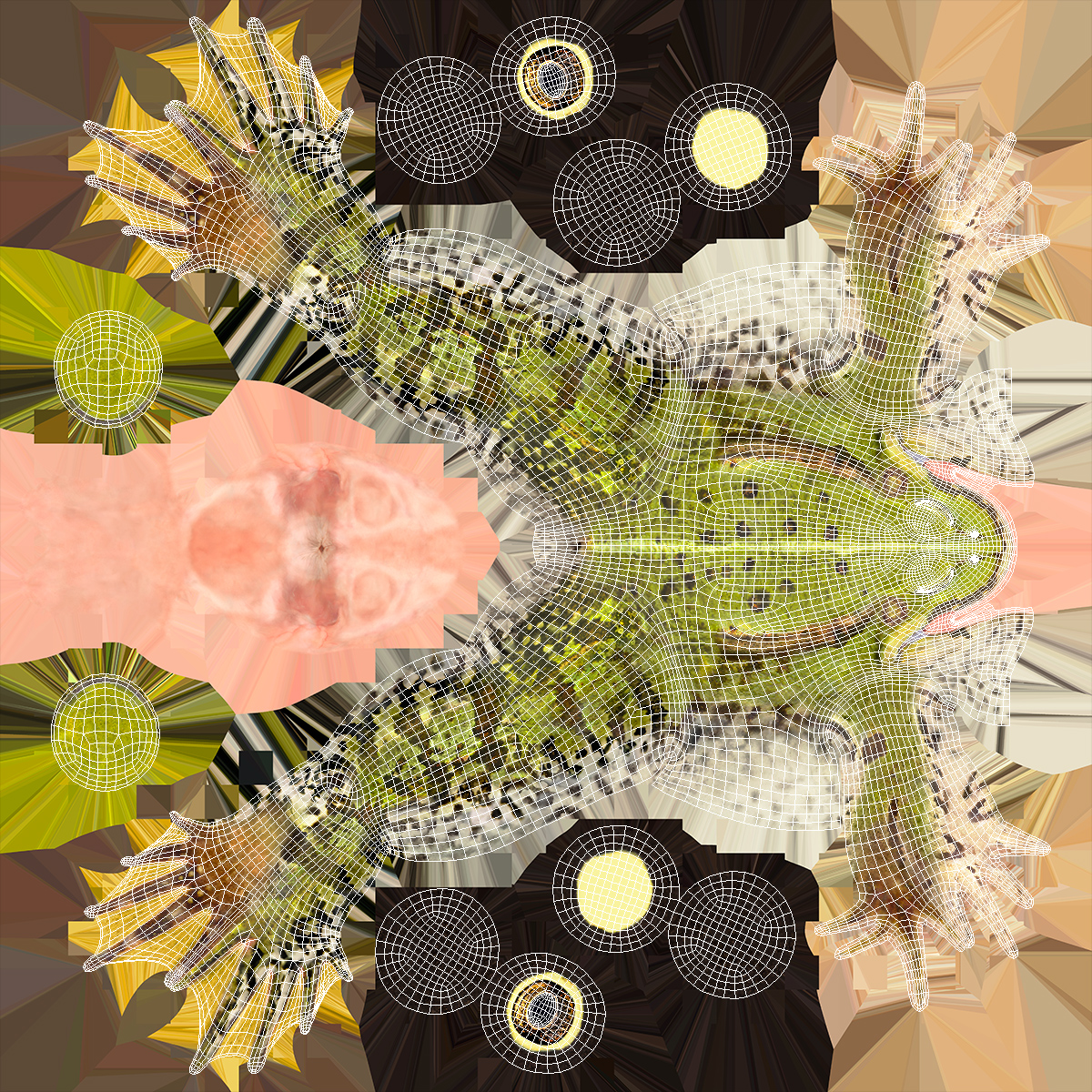 Frog Jumping Pose 3D