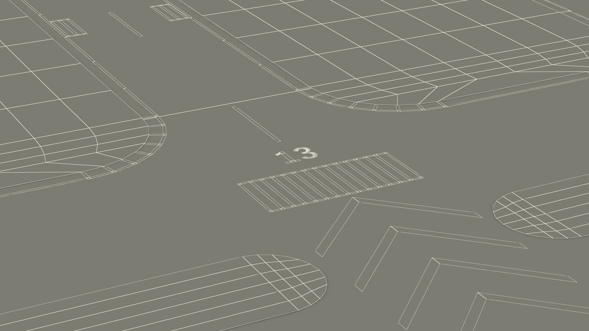 Airport Runway With Airbus A400M Atlas Military Transport 3D