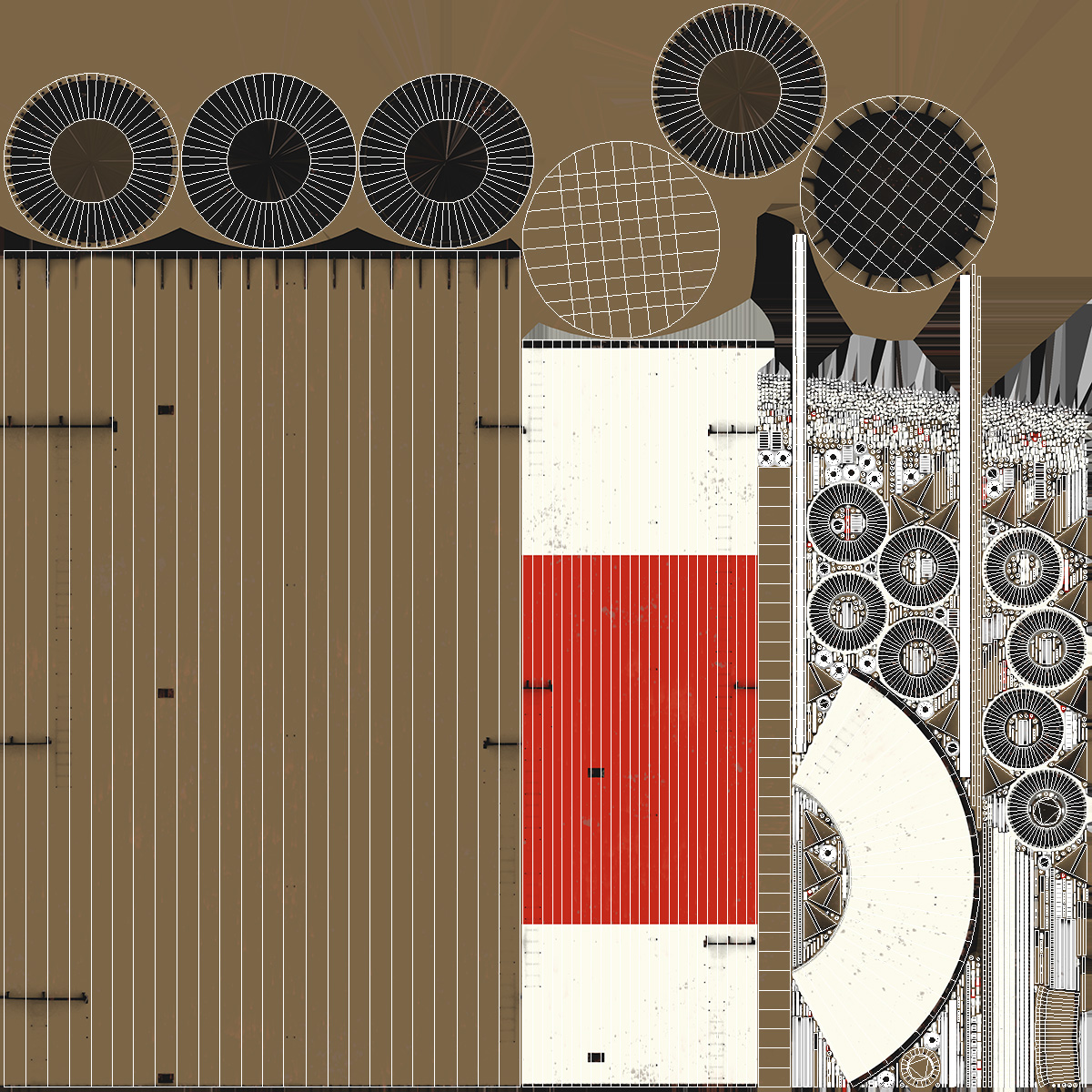 Elevated Flare Stack Tower, view 7