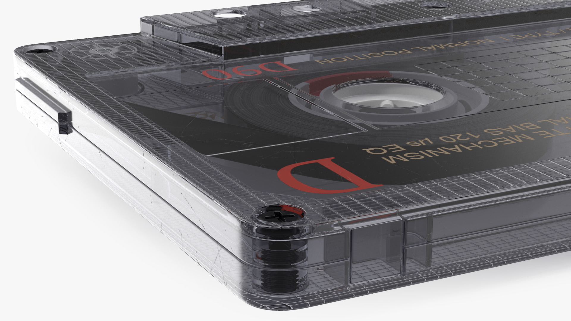 3D TDK D90 Cassette Tape