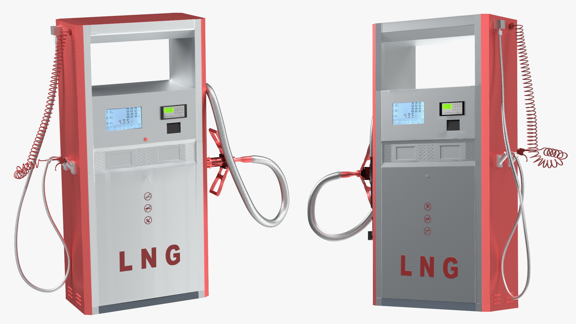 Fuel Dispenser for Liquid Gas 3D model