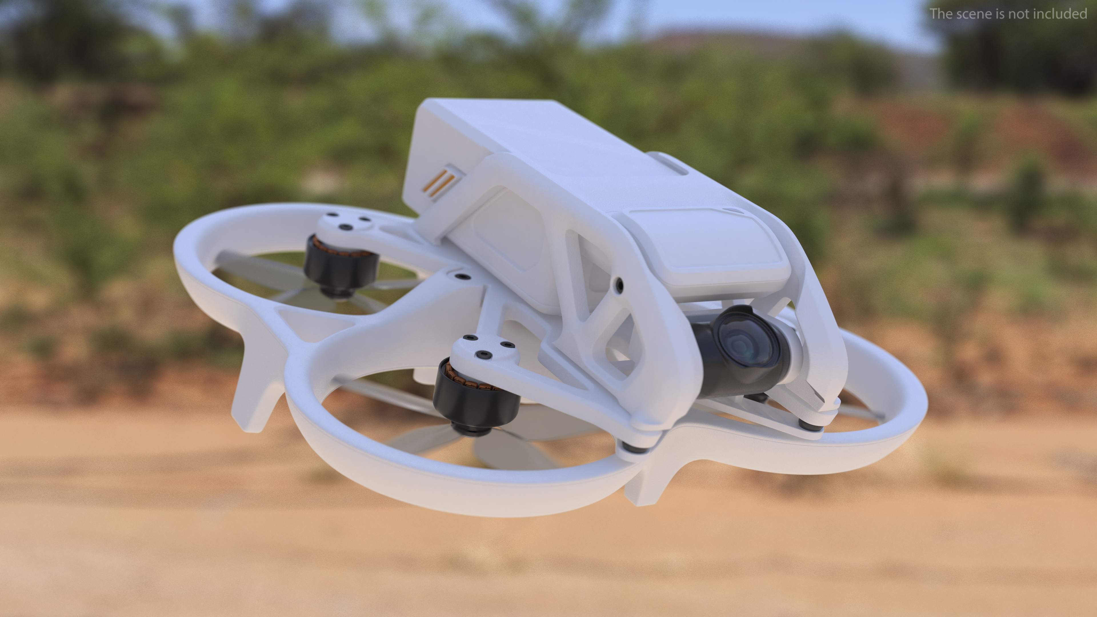 Camera Drone Rigged 3D model