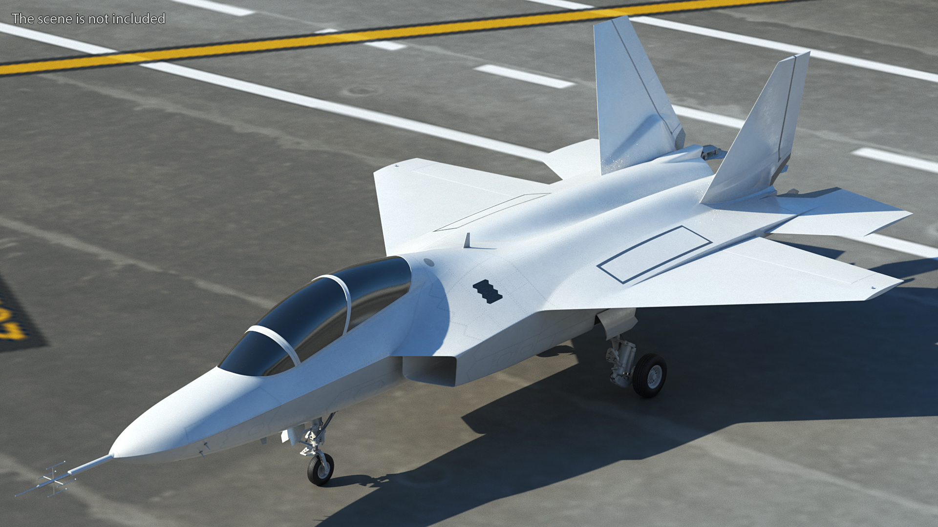 3D model Mitsubishi X2 Shinshin Aircraft Exterior Only
