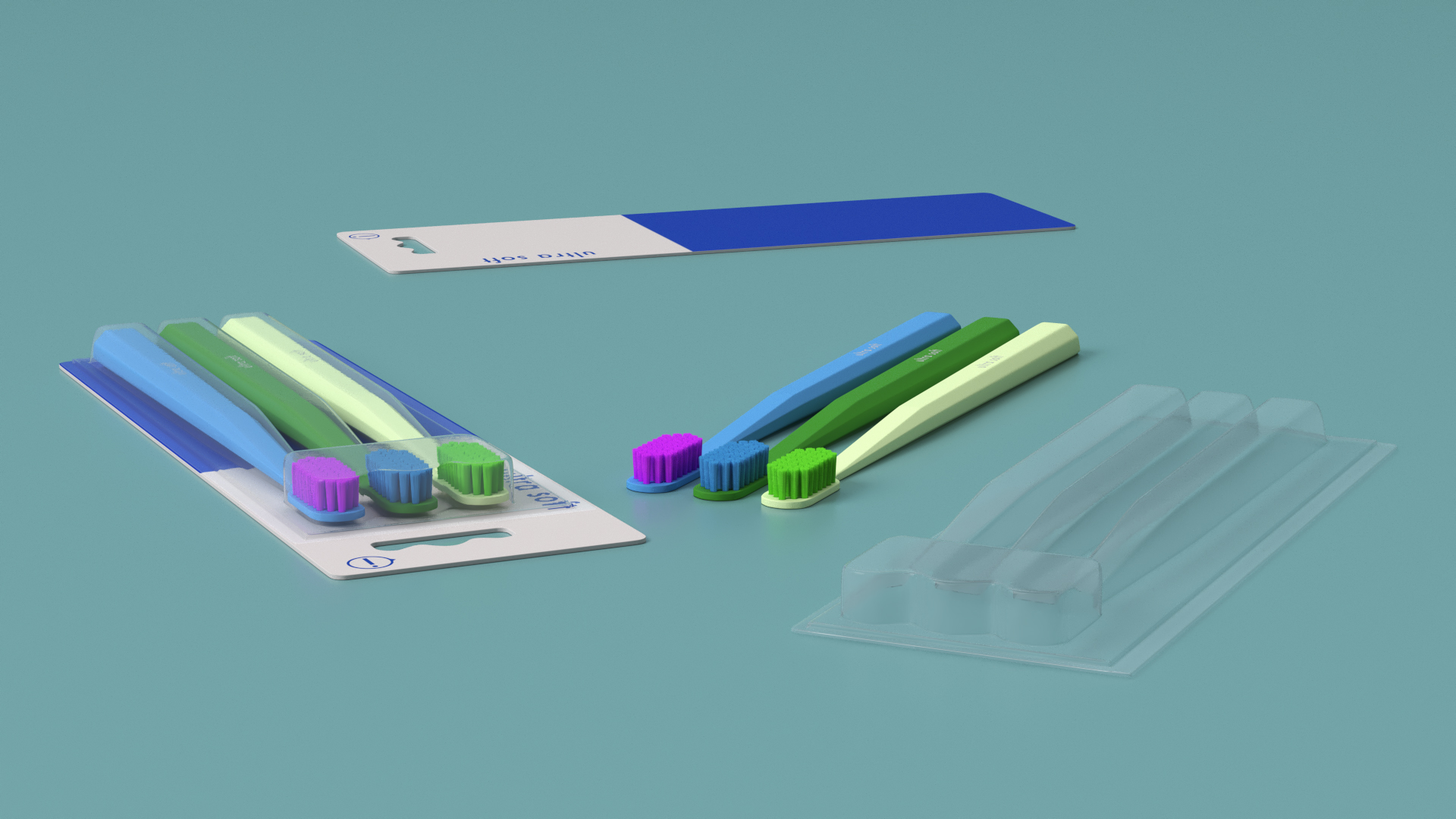 Ultra Soft Toothbrush Set Multicolor - view 3