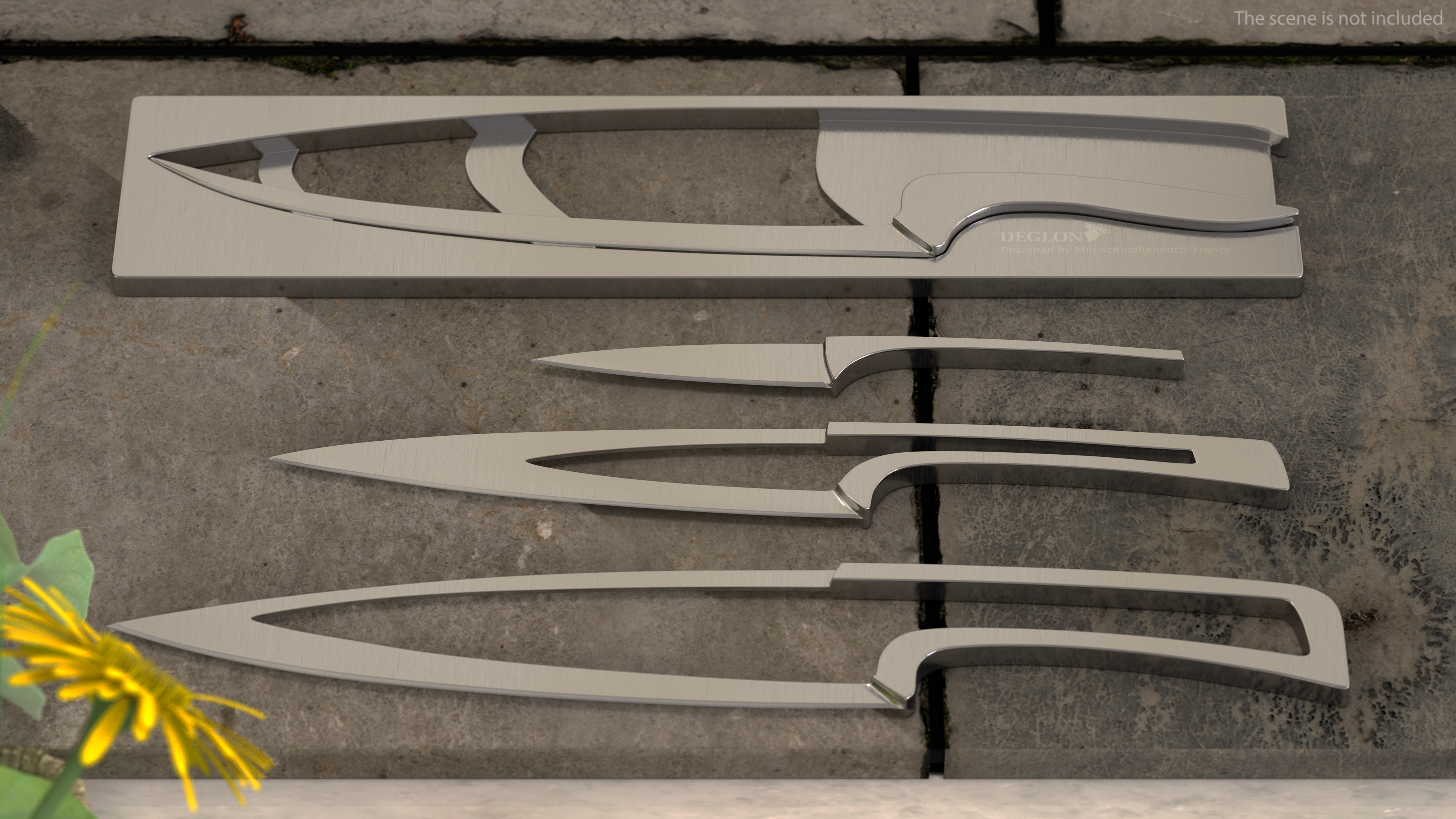 3D model Deglon Meeting Knife Set Steel