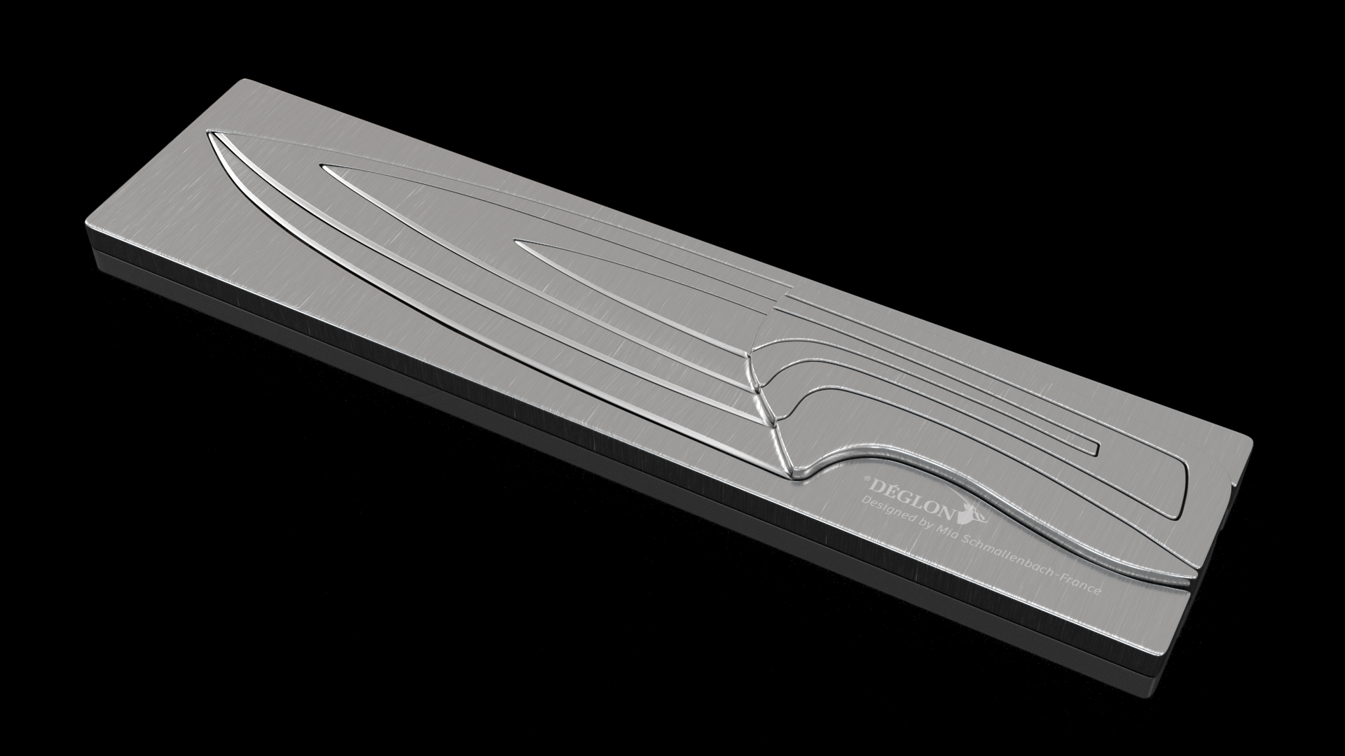 3D model Deglon Meeting Knife Set Steel