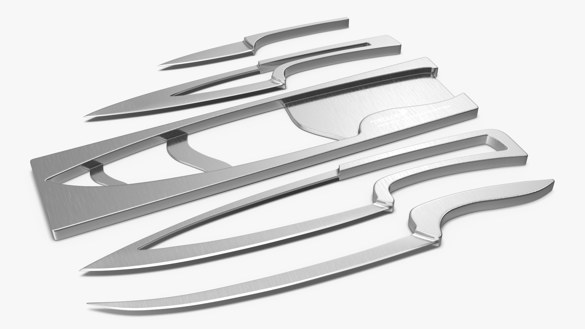 3D model Deglon Meeting Knife Set Steel