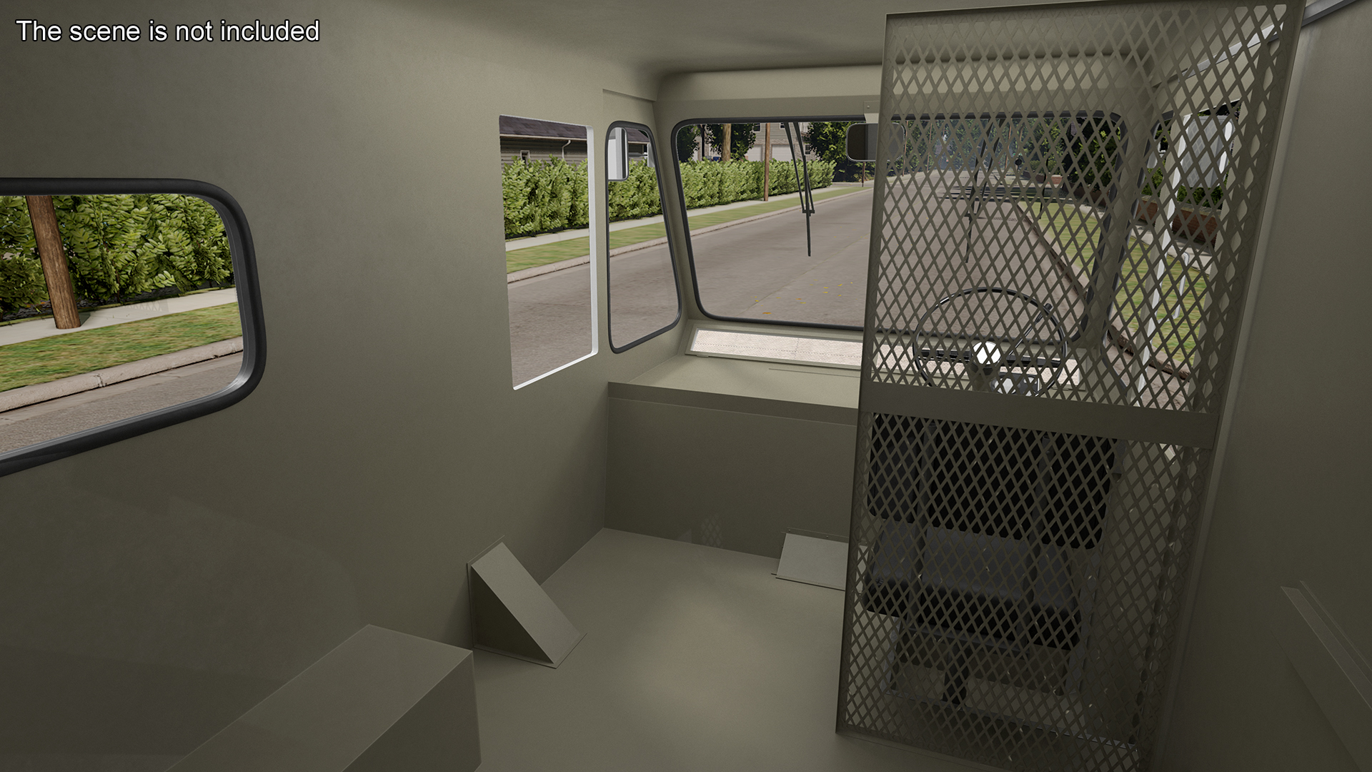 US Mail Truck Studebaker ZIP Van 3D