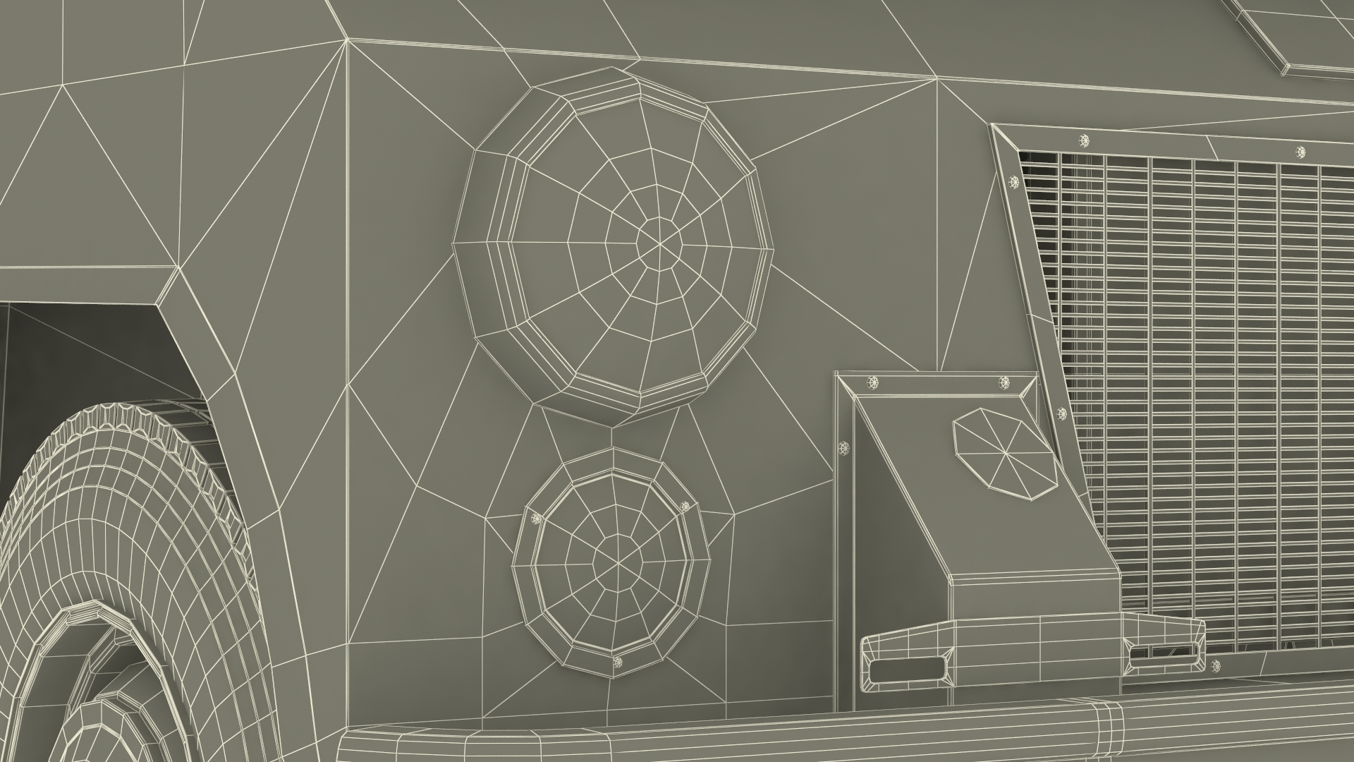US Mail Truck Studebaker ZIP Van 3D