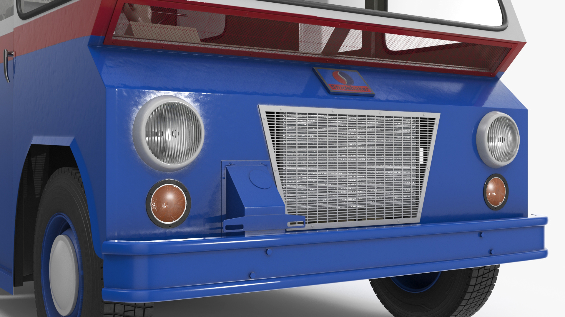US Mail Truck Studebaker ZIP Van 3D