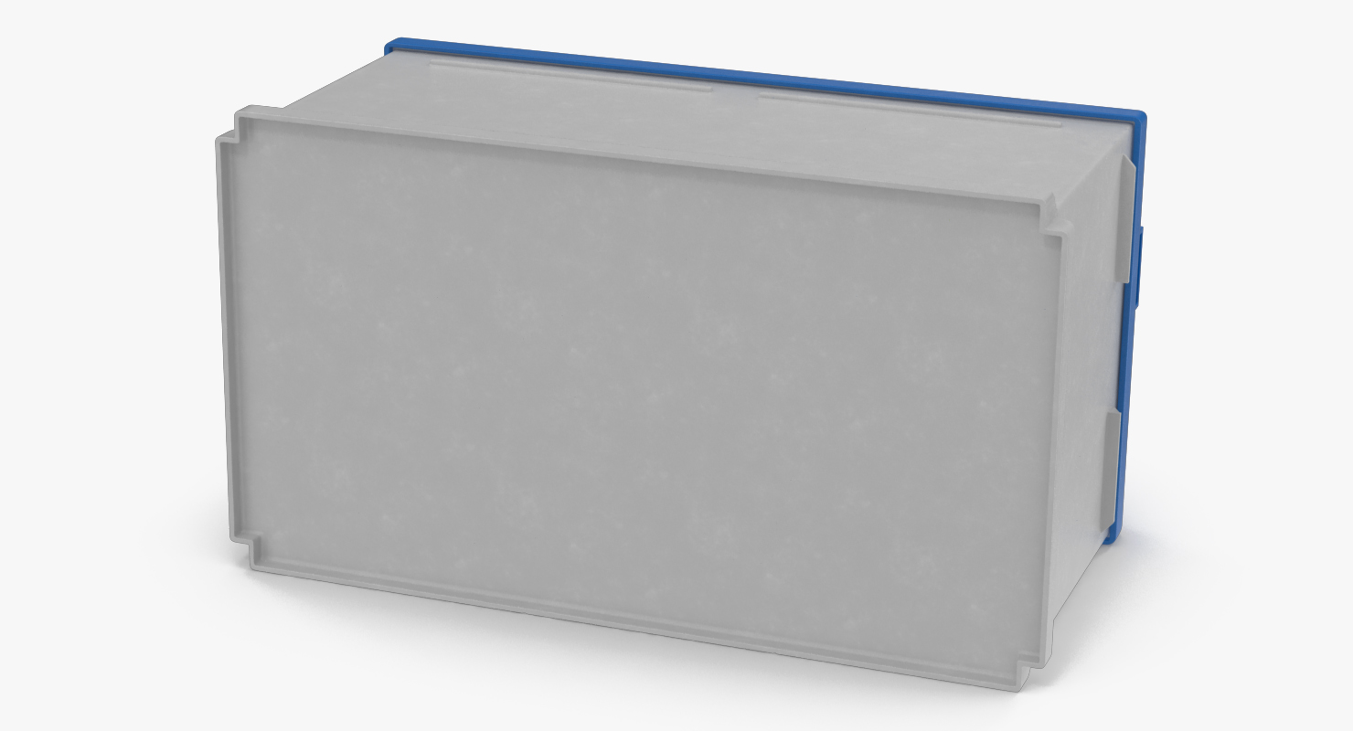 12 Volt Car Battery 3D model