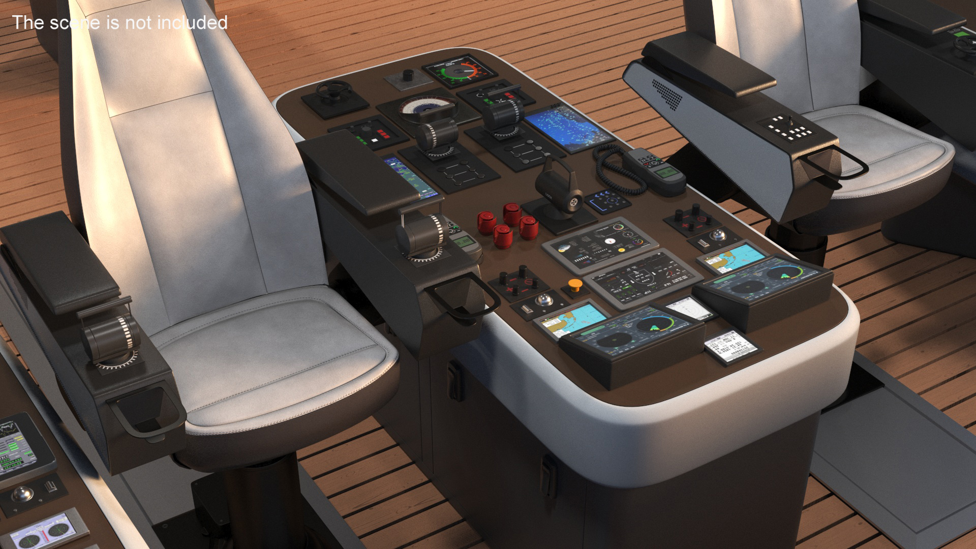 3D model Ship Control Station