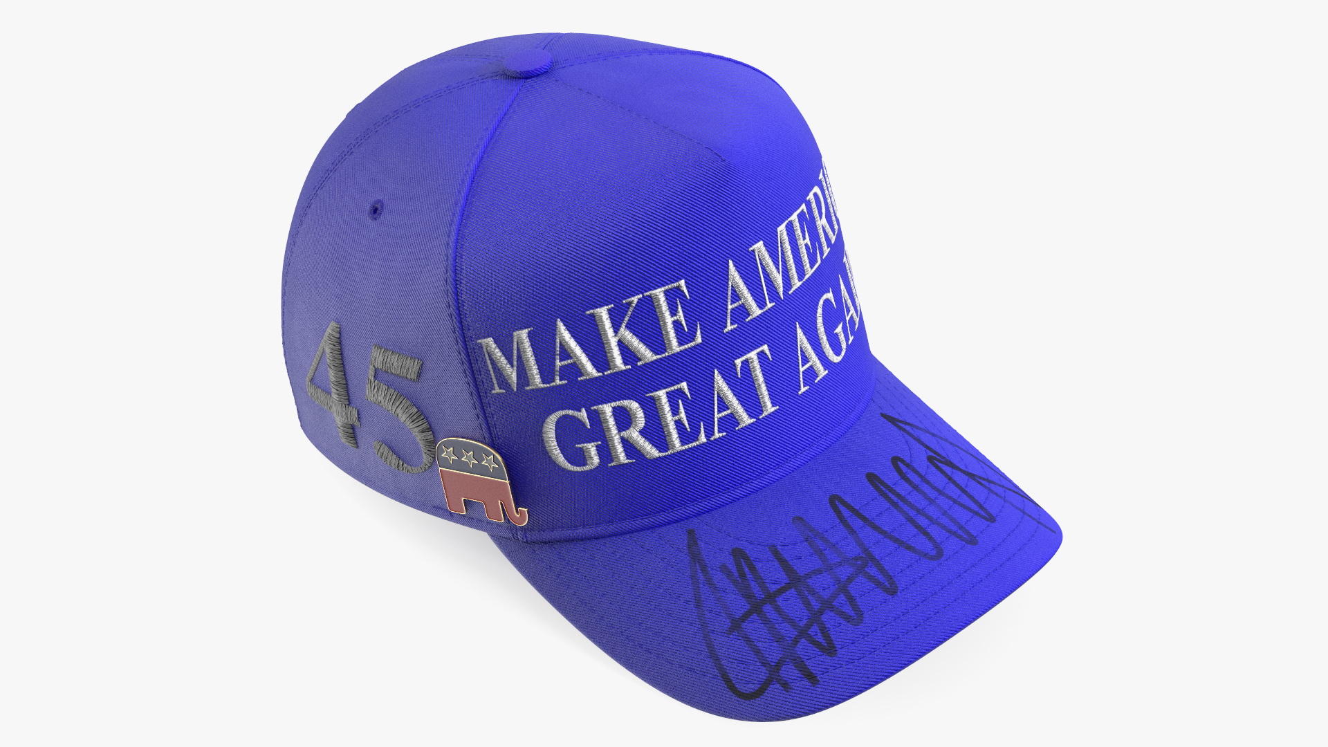 3D model Republican Party Symbol on Trump Baseball Cap