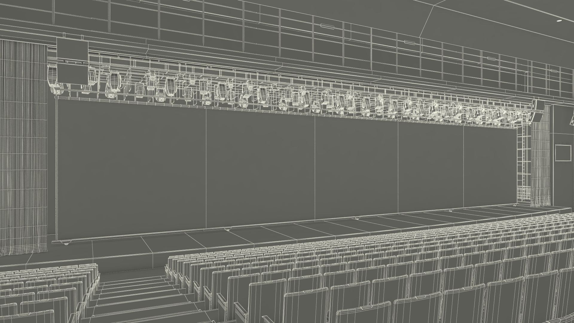 Big Conference Hall 3D model