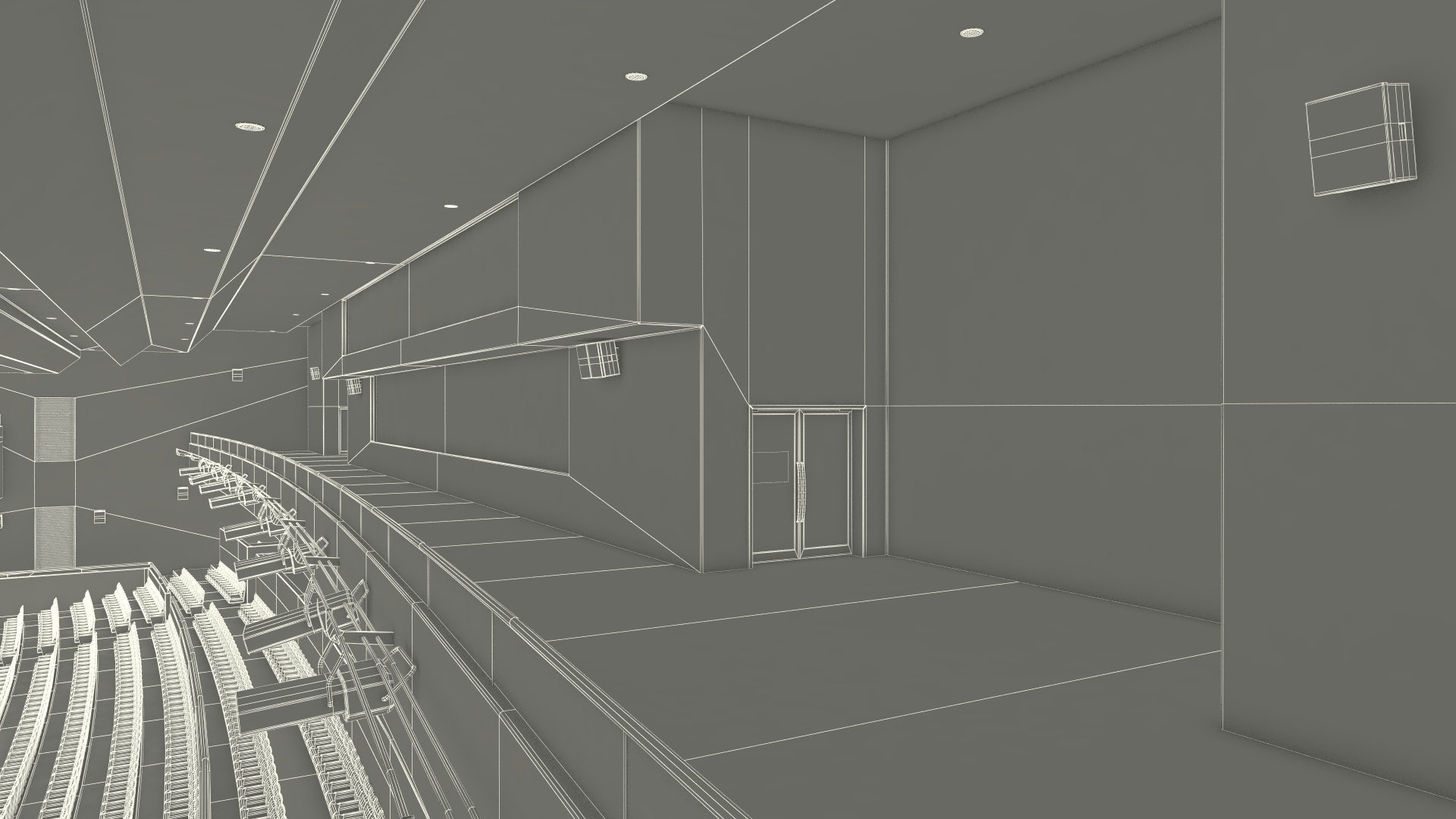 Big Conference Hall 3D model