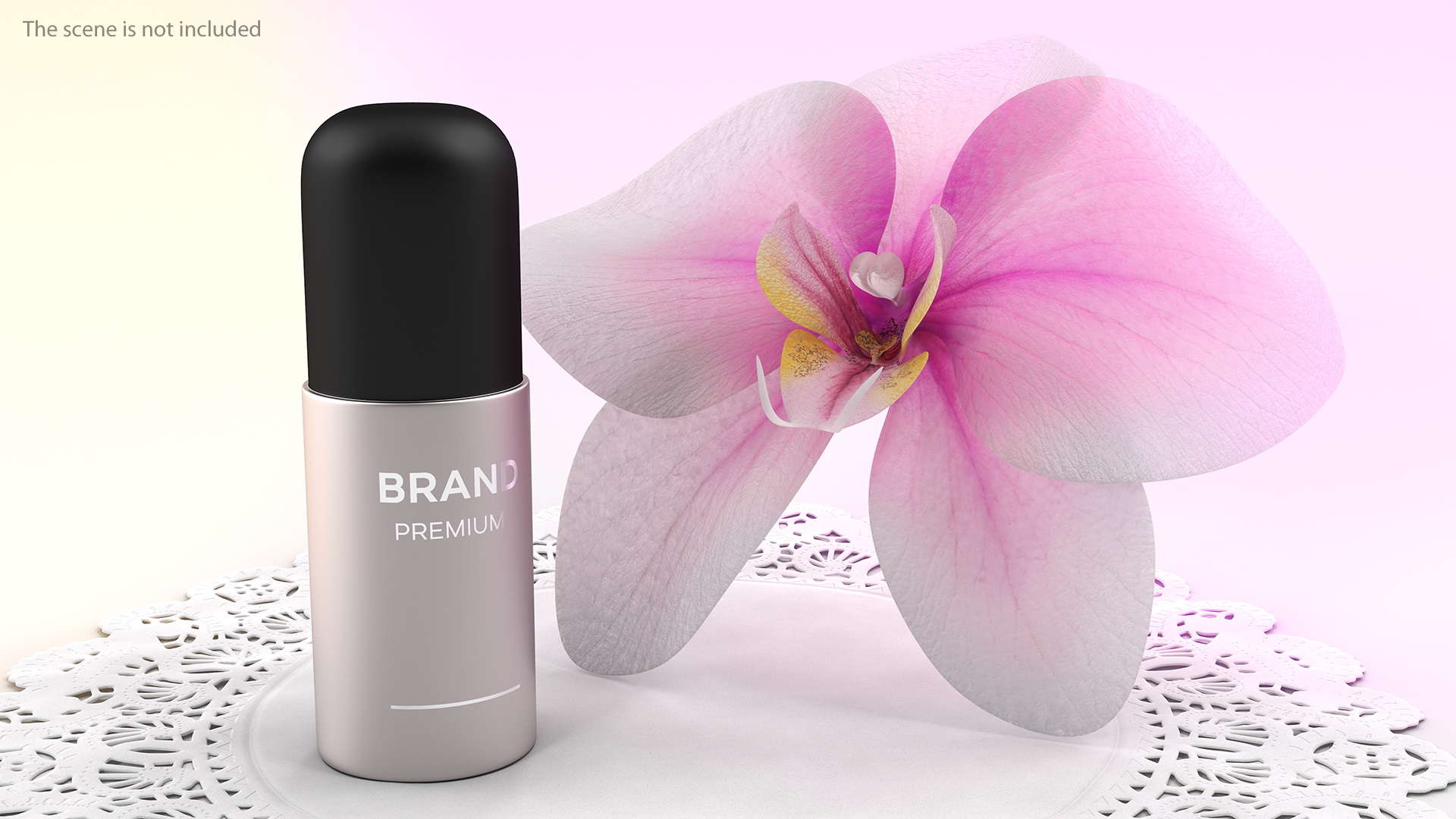 3D Black Spray Bottle model