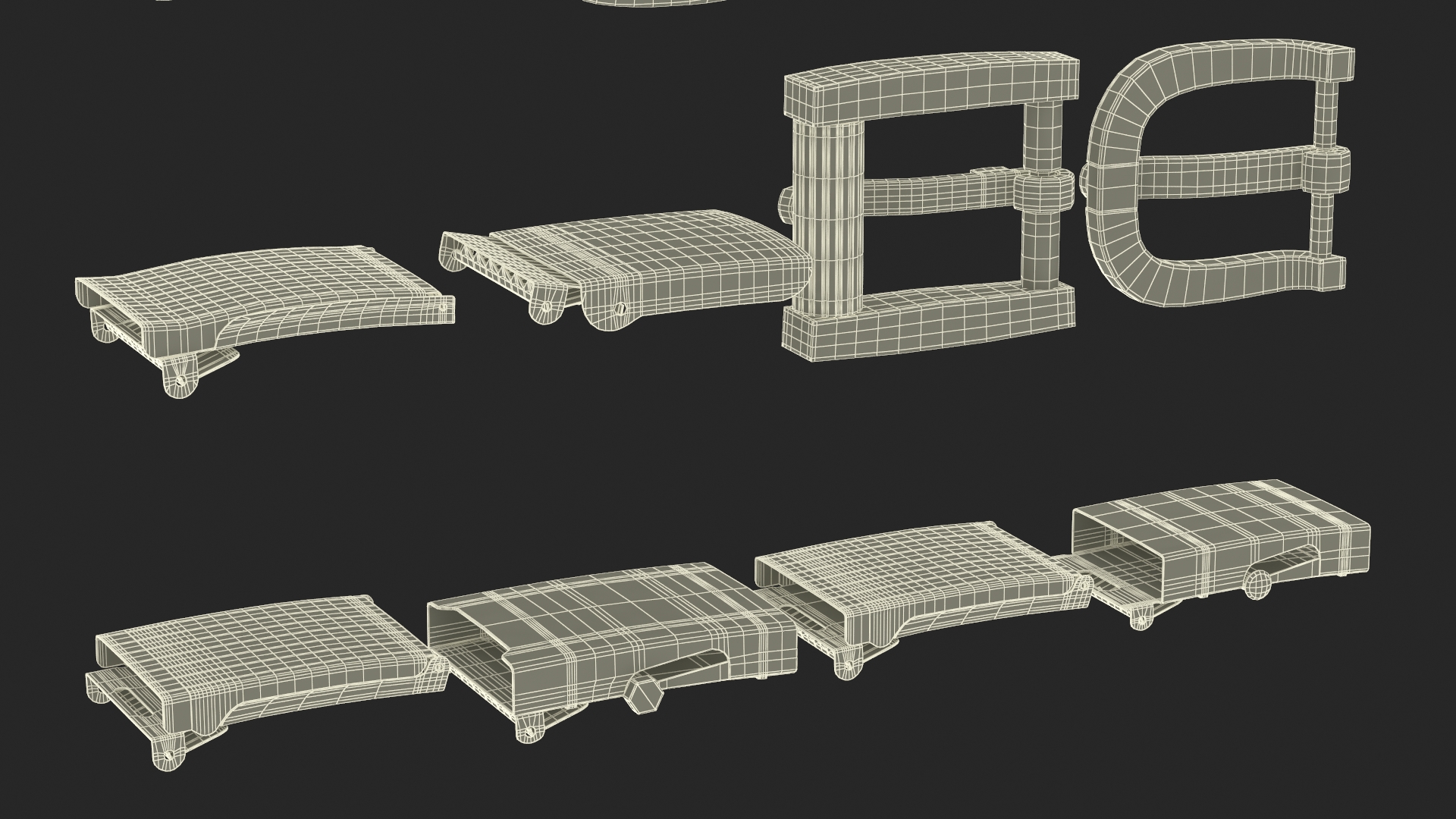 3D Used Belt Bucklers model