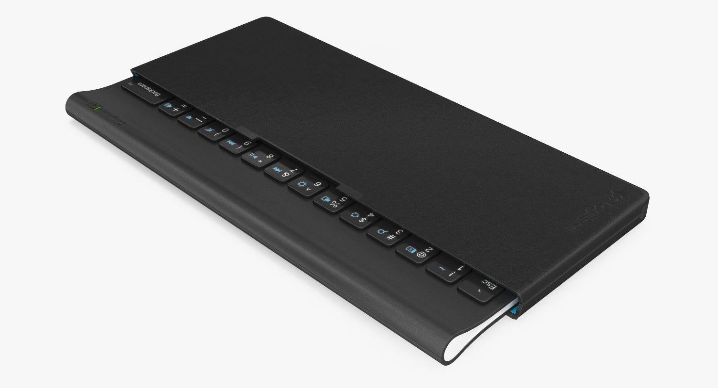 3D model Logitech Tablet Keyboard for iPad Rigged