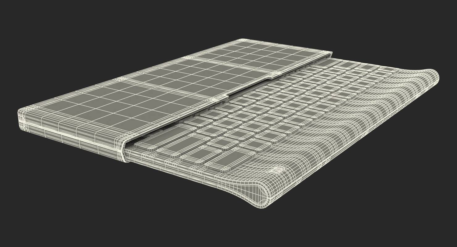 3D model Logitech Tablet Keyboard for iPad Rigged