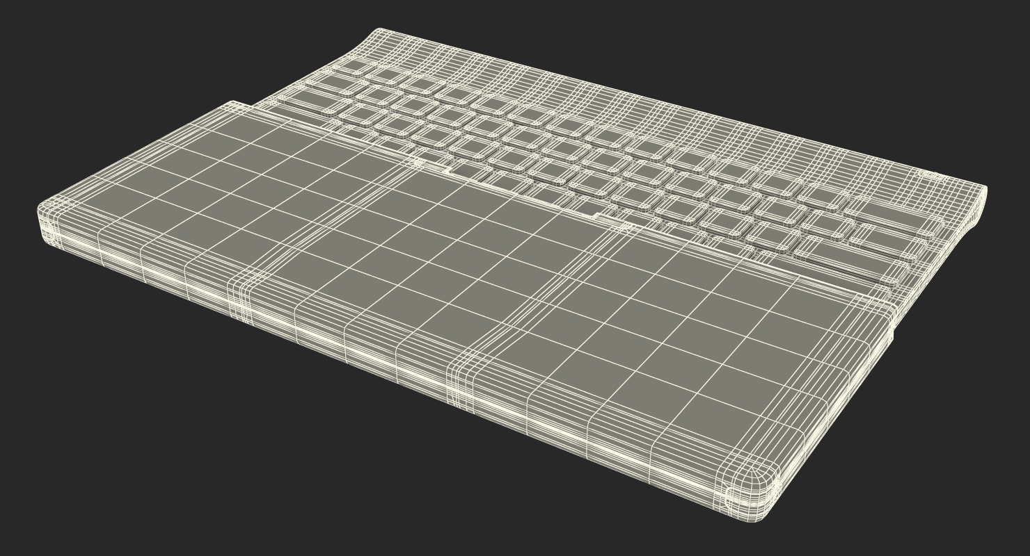 3D model Logitech Tablet Keyboard for iPad Rigged