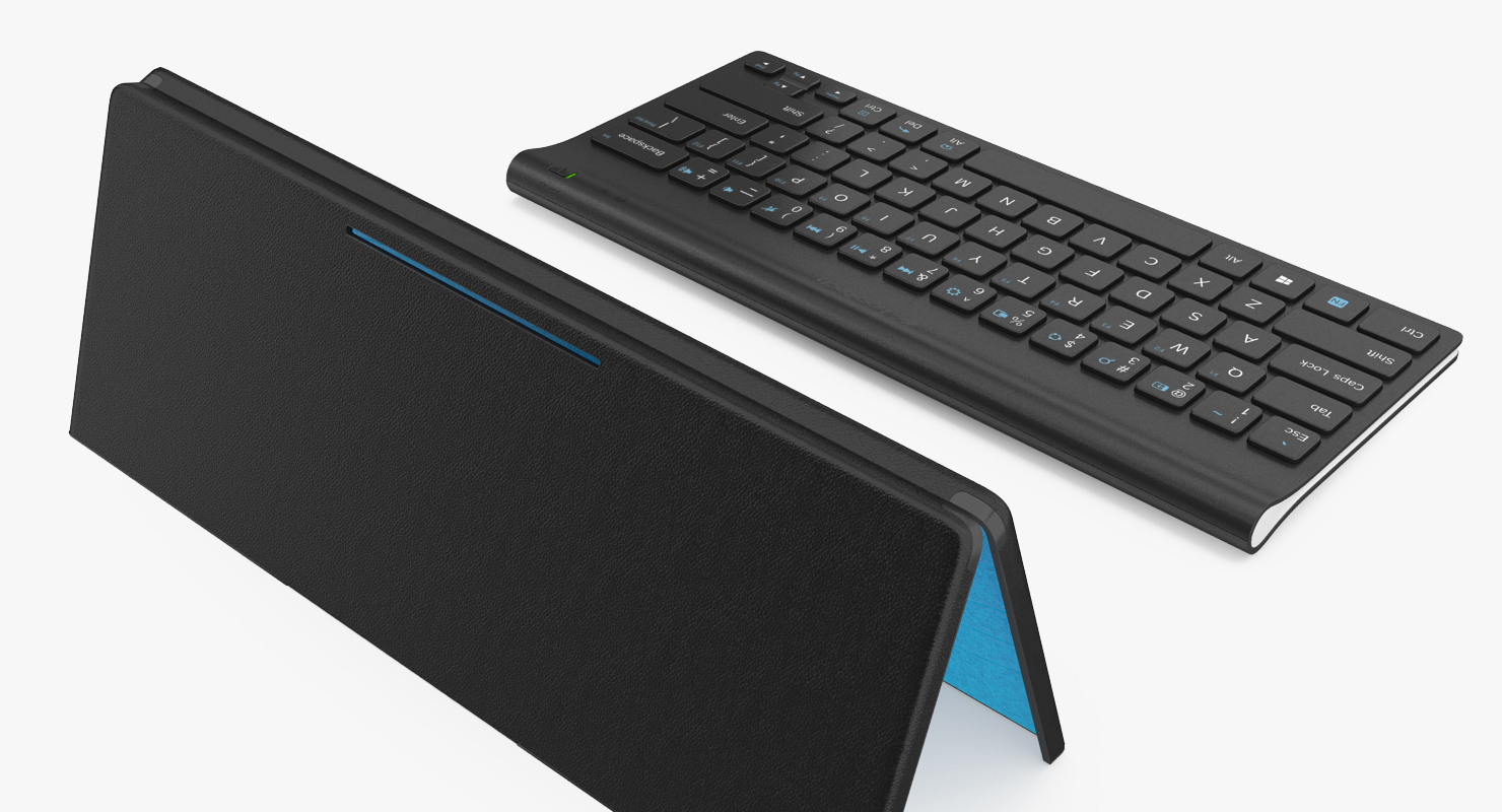 3D model Logitech Tablet Keyboard for iPad Rigged