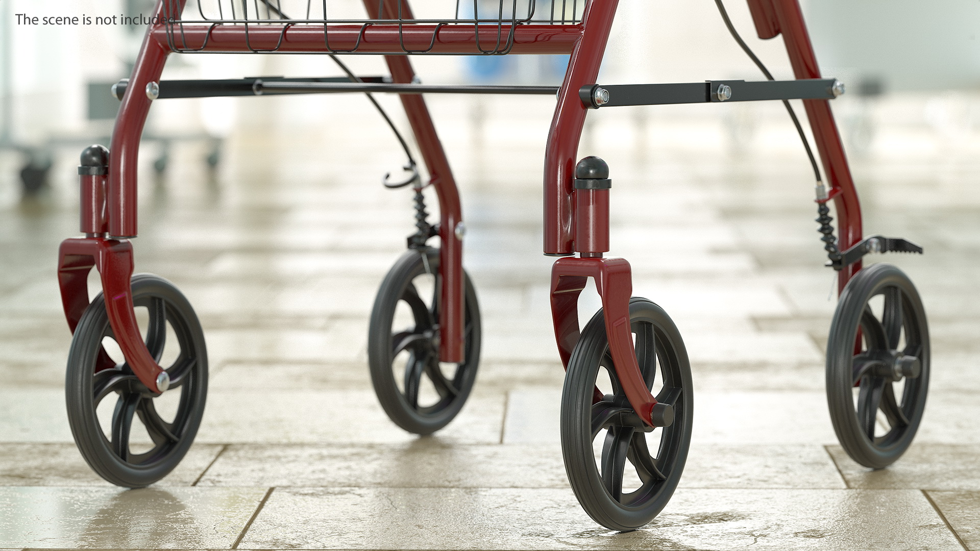 3D Drive Medical Four Wheel Rollator model