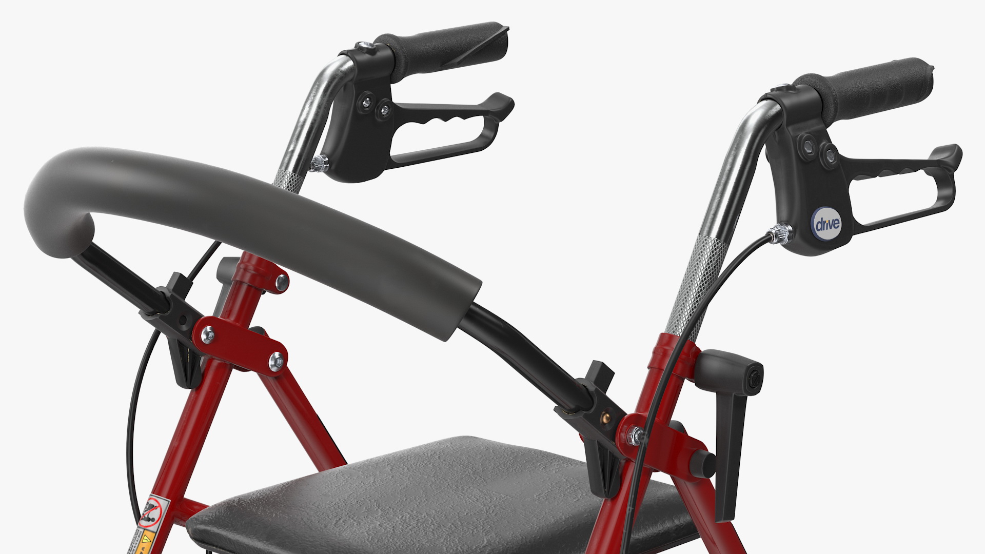 3D Drive Medical Four Wheel Rollator model