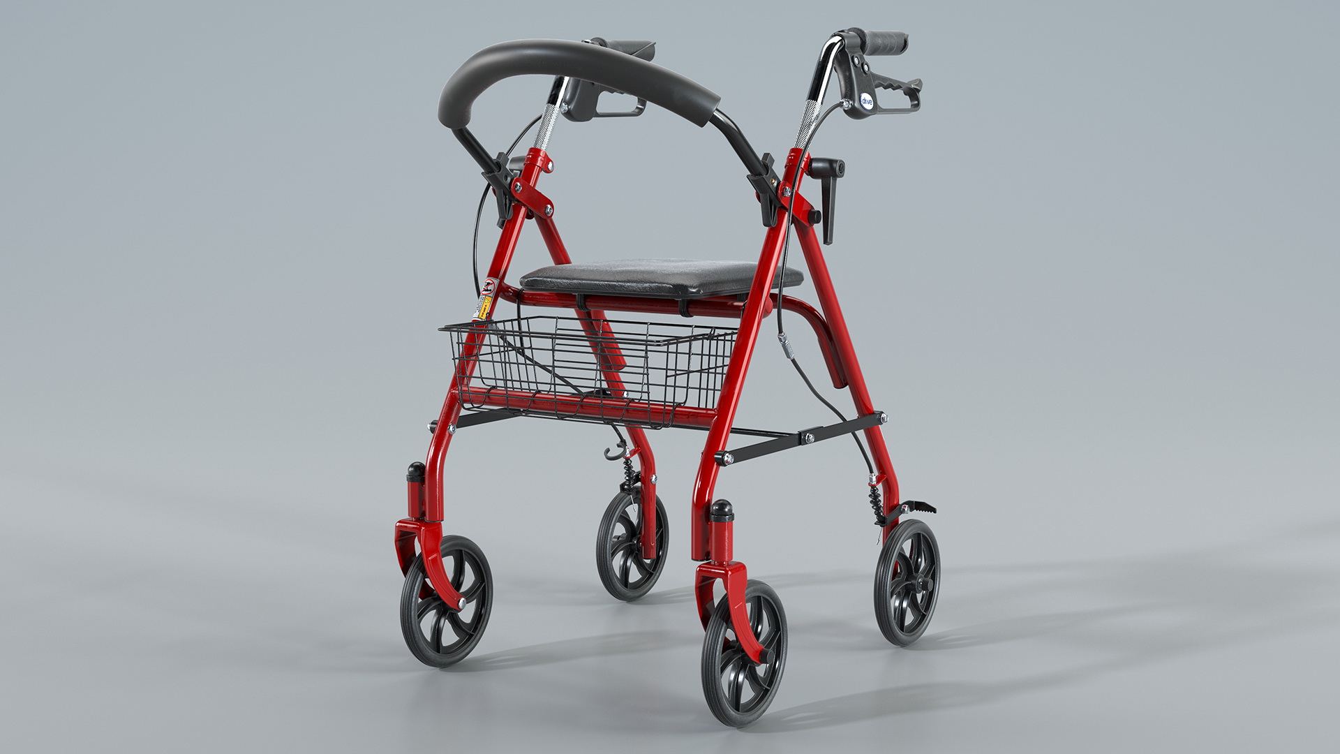 3D Drive Medical Four Wheel Rollator model