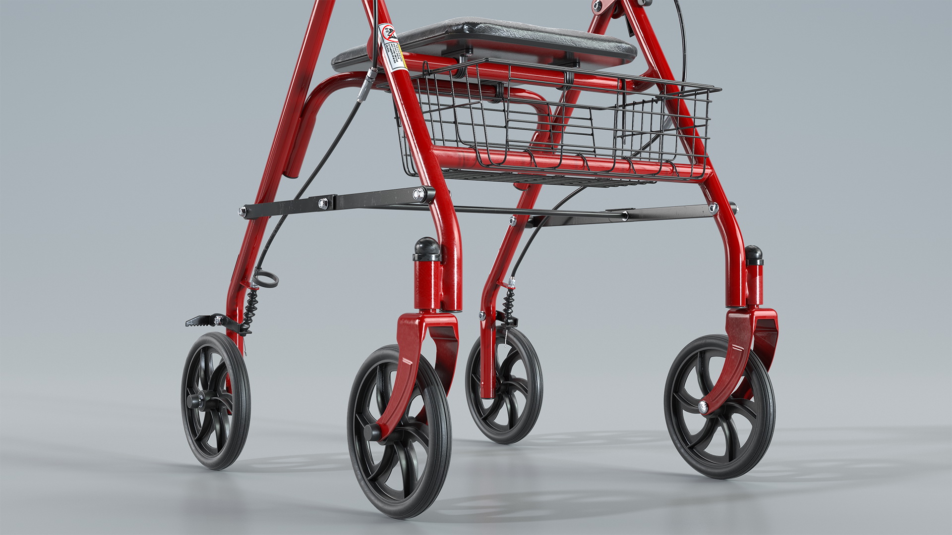 3D Drive Medical Four Wheel Rollator model