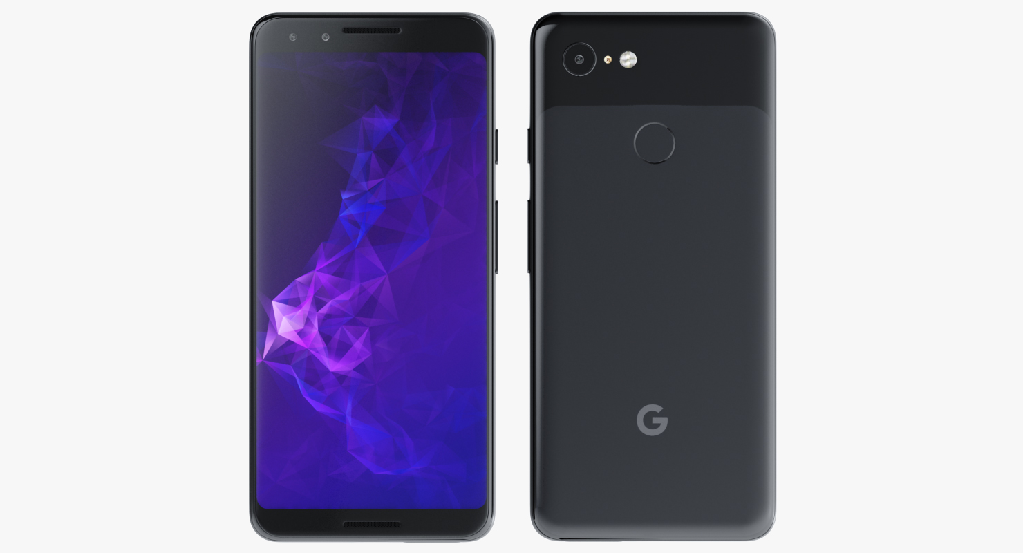 3D model Google Pixel 3 Black