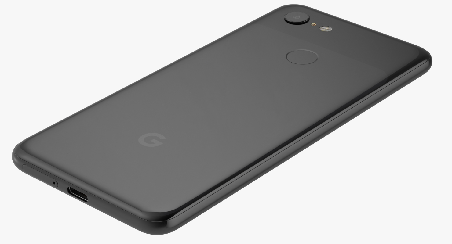 3D model Google Pixel 3 Black