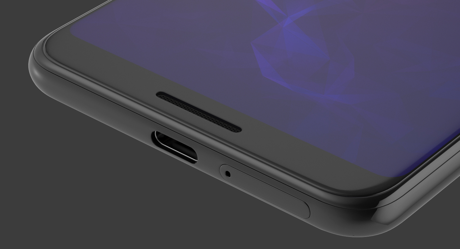 3D model Google Pixel 3 Black