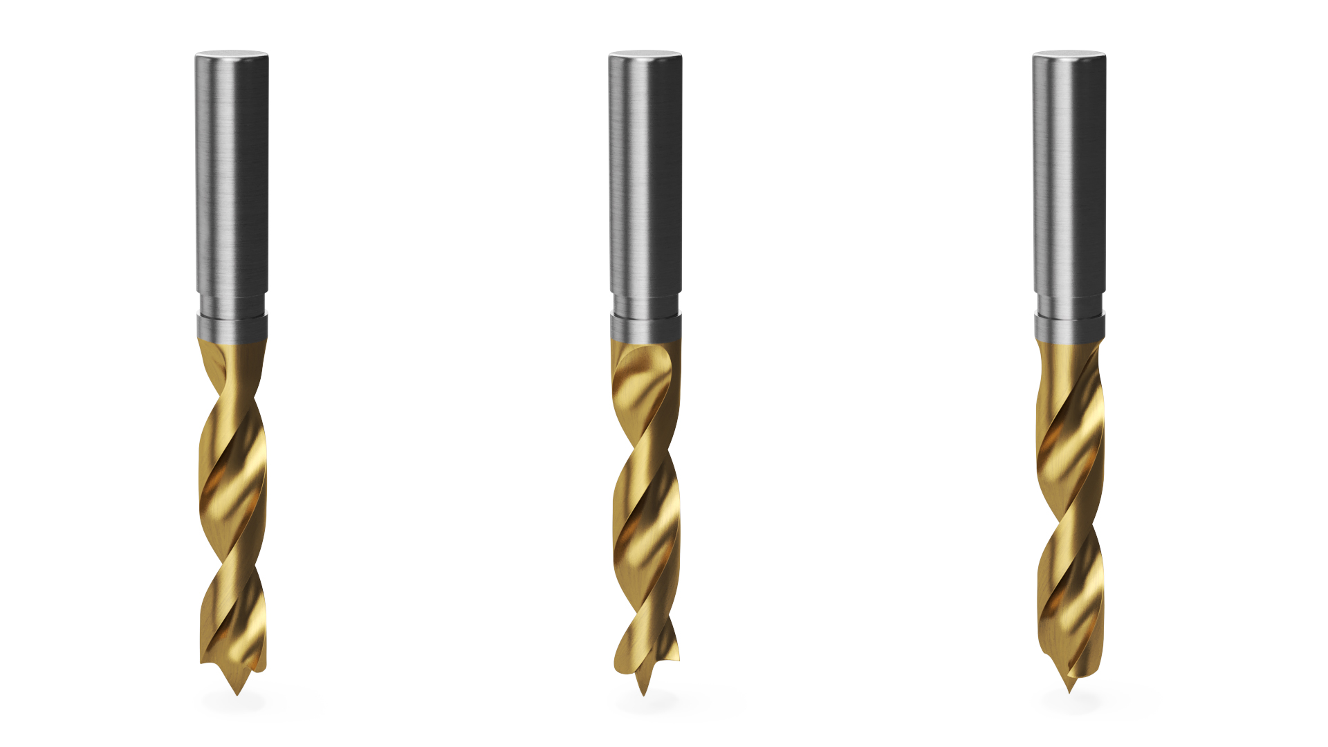 3D Utility Brad Point Drill Bit model