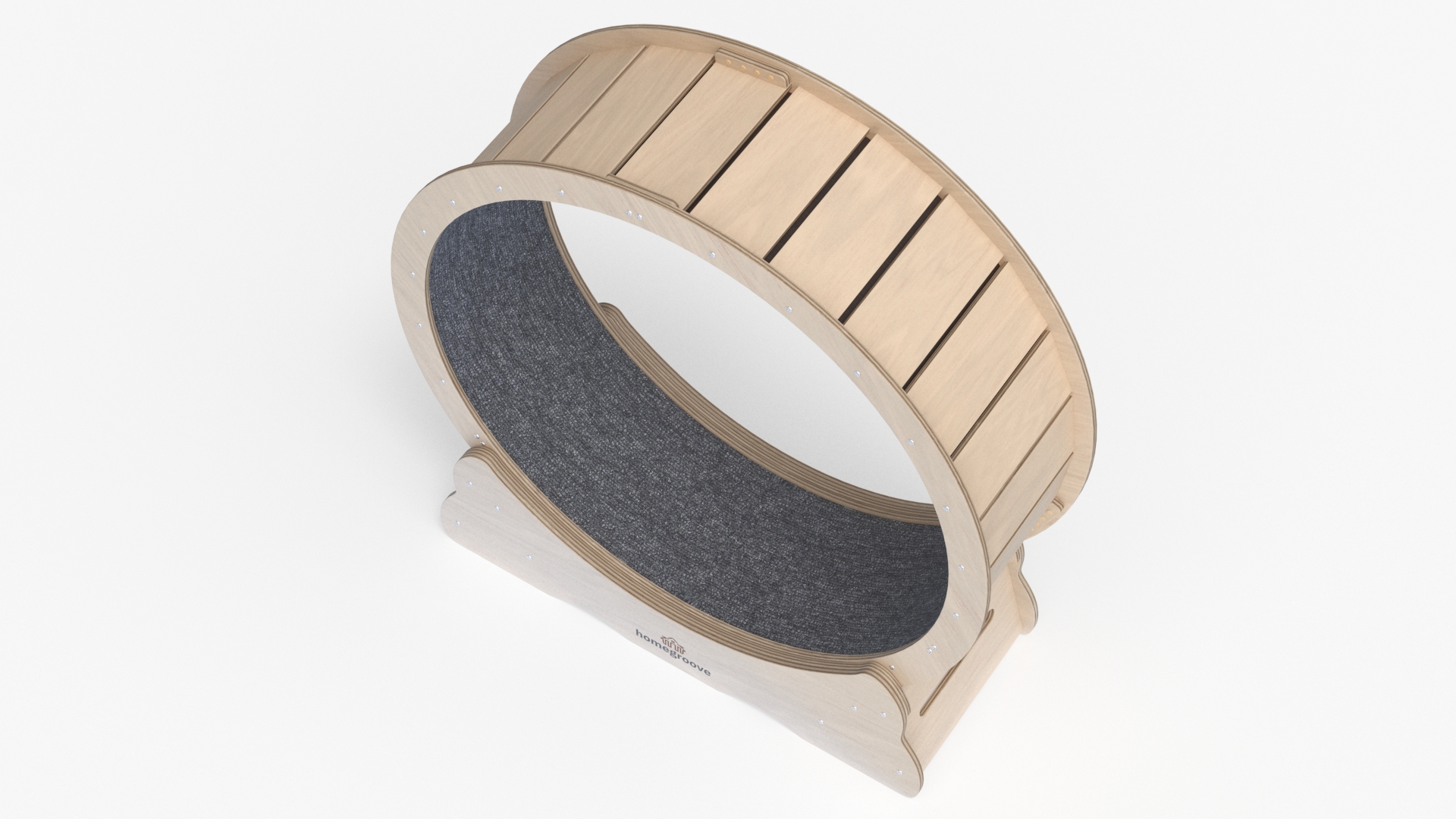 3D model Homegroove Wooden Pet Running Wheel