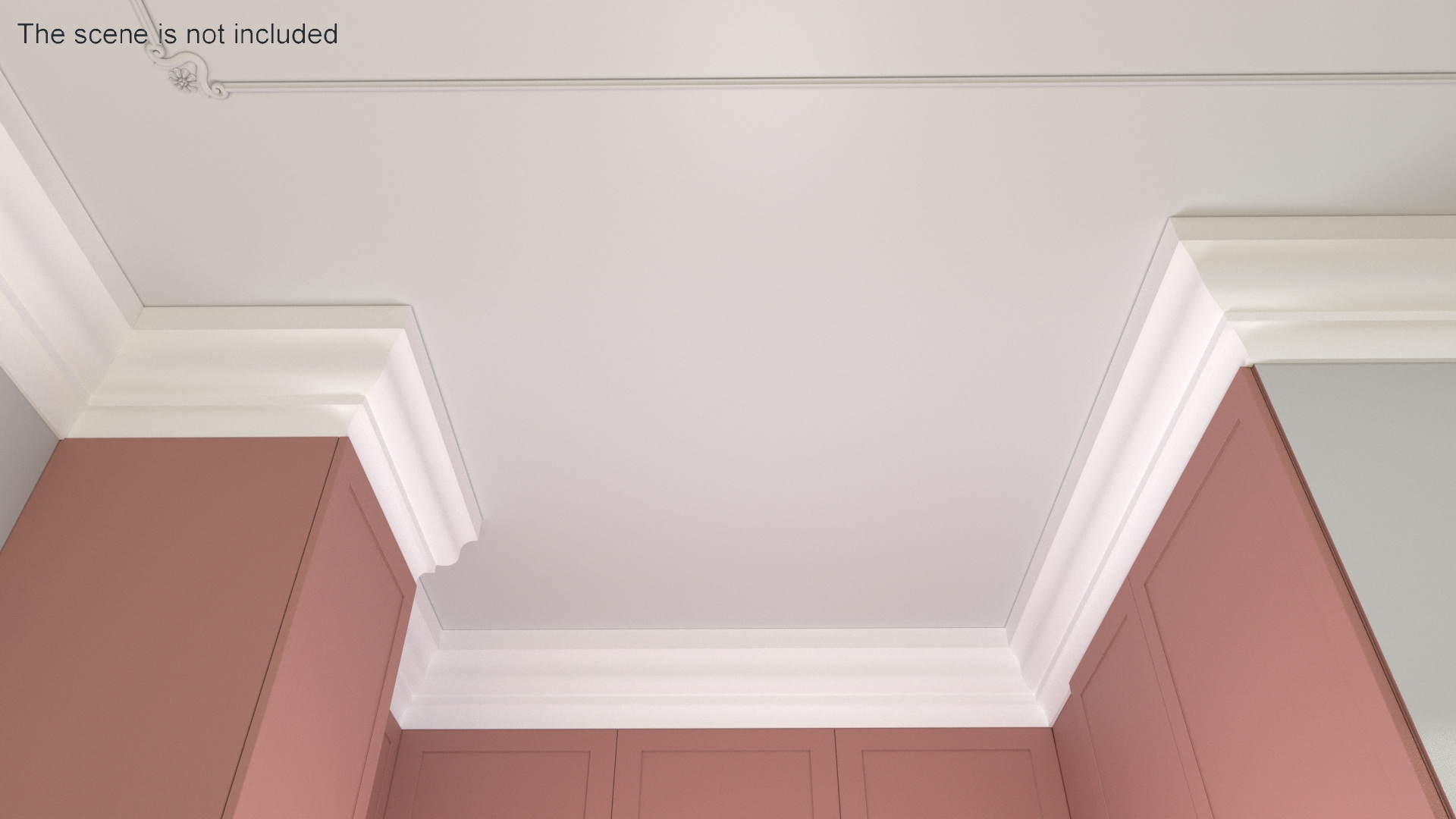 3D model Architectural Molding Gypsum Type 1