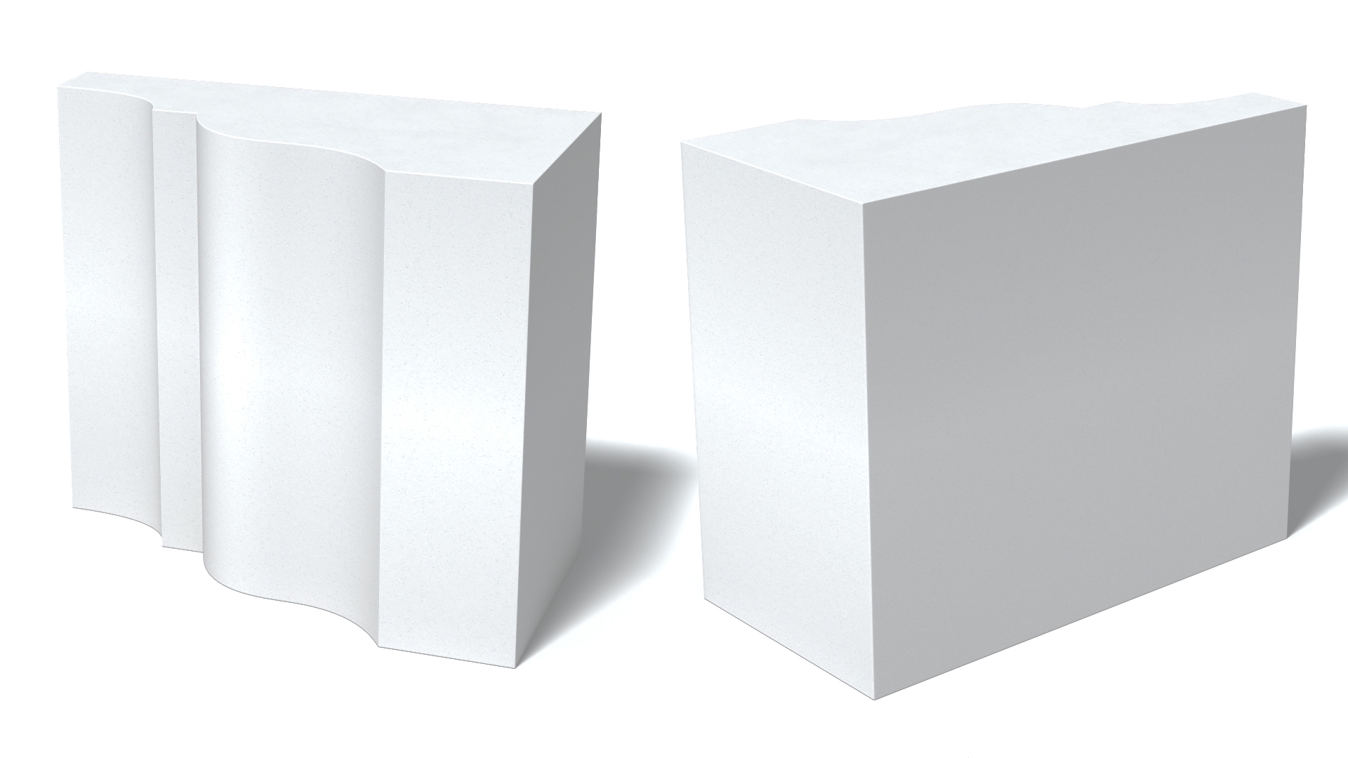 3D model Architectural Molding Gypsum Type 1